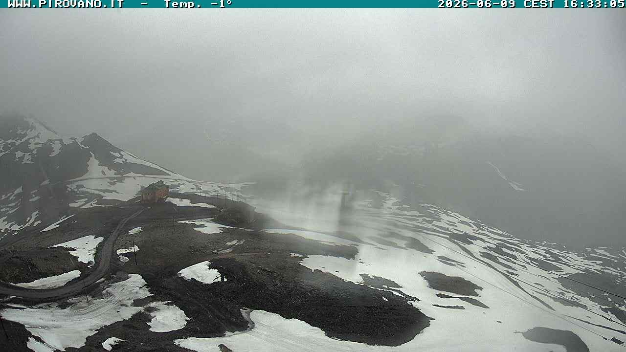 Archiv Foto Webcam Stilfserjoch: Blick Trincerone