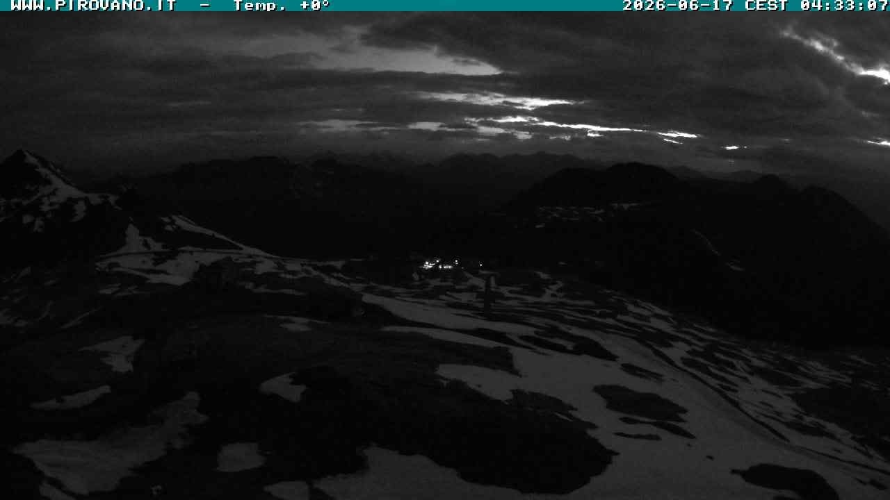 Archiv Foto Webcam Stilfserjoch: Blick Trincerone
