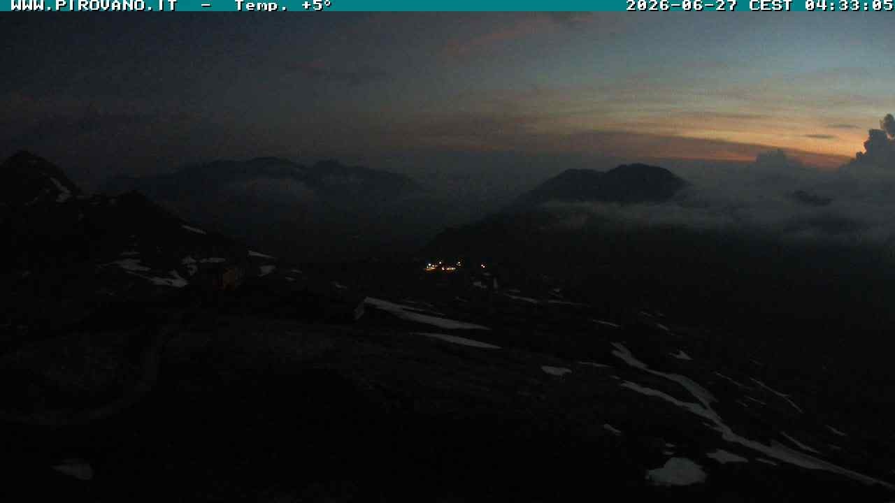 Archiv Foto Webcam Stilfserjoch: Blick Trincerone