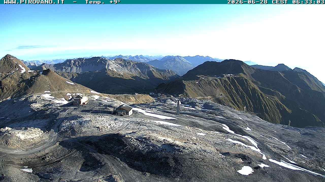Archived image Webcam Stilfserjoch, Trincerone 2