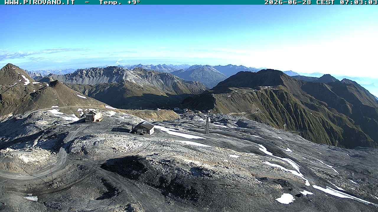 Archived image Webcam Stilfserjoch, Trincerone 2