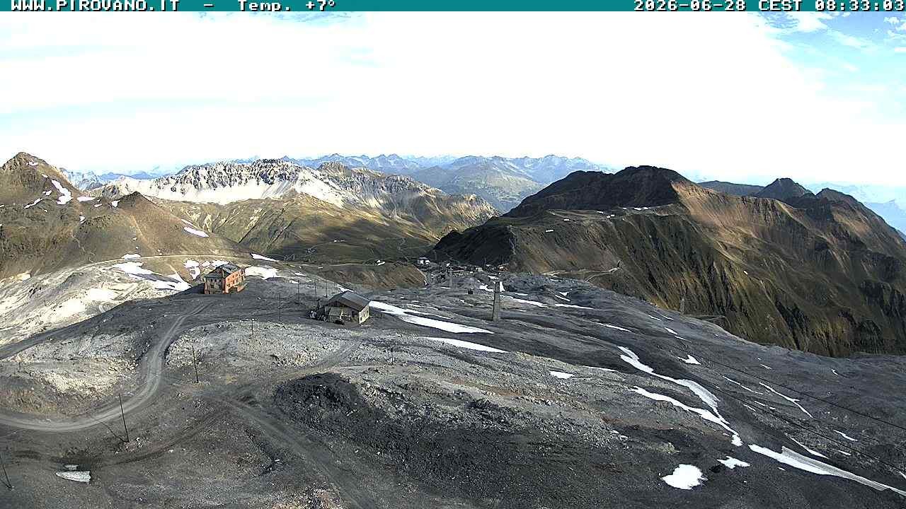Archived image Webcam Stilfserjoch, Trincerone 2