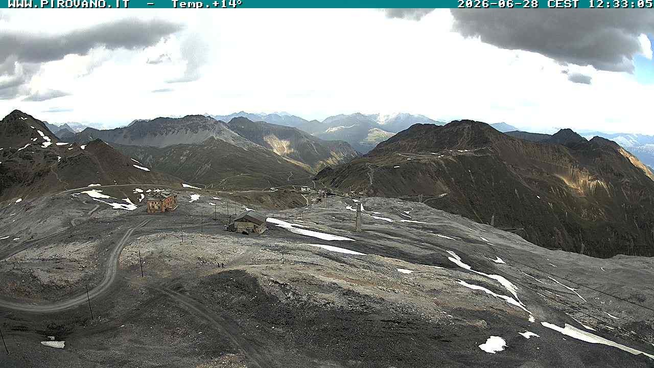 Archived image Webcam Stilfserjoch, Trincerone 2