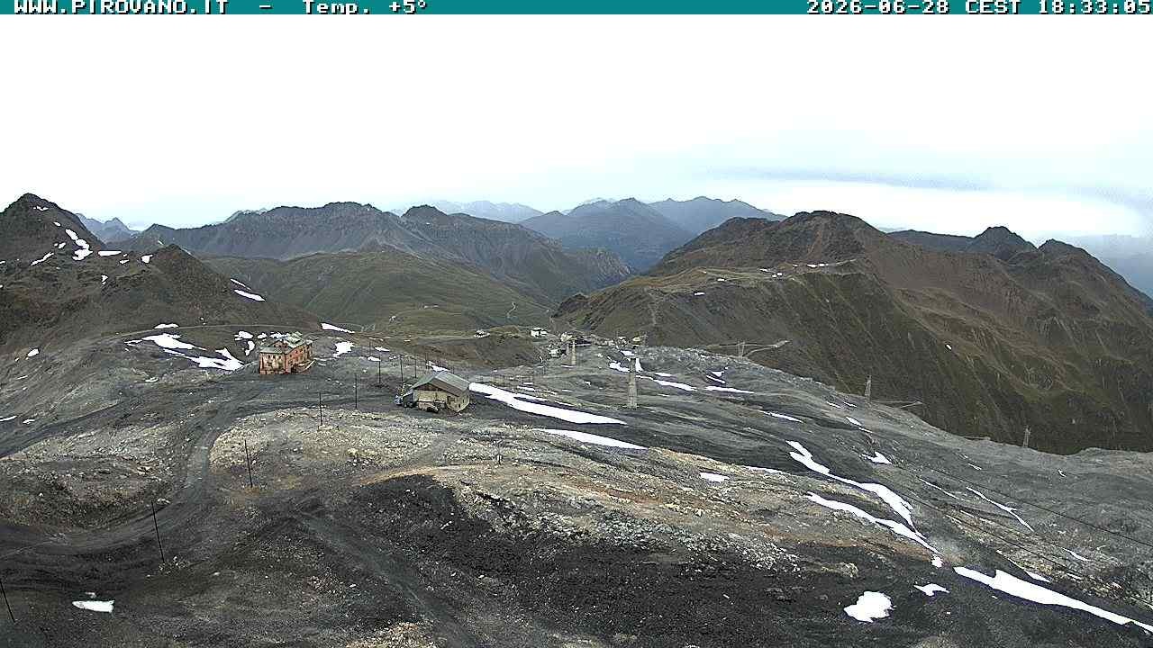 Archived image Webcam Stilfserjoch, Trincerone 2