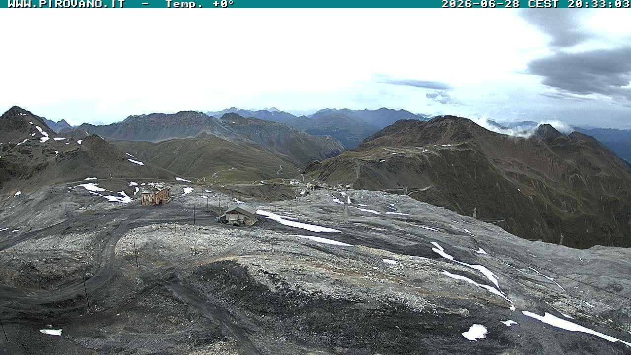 Archived image Webcam Stilfserjoch, Trincerone 2