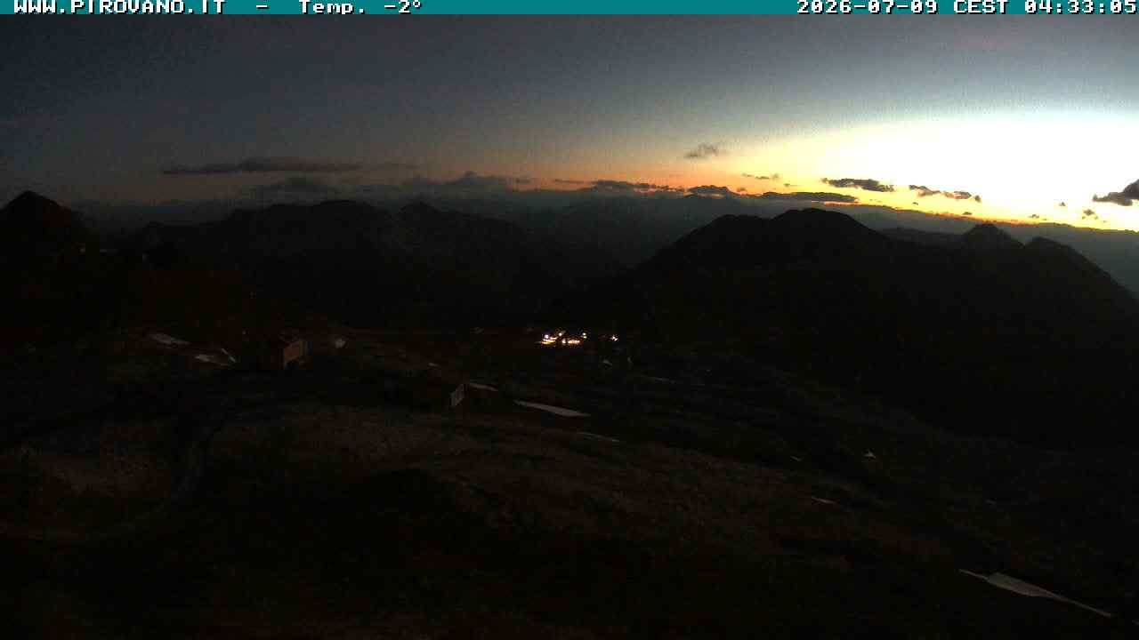 Archiv Foto Webcam Stilfserjoch: Blick Trincerone