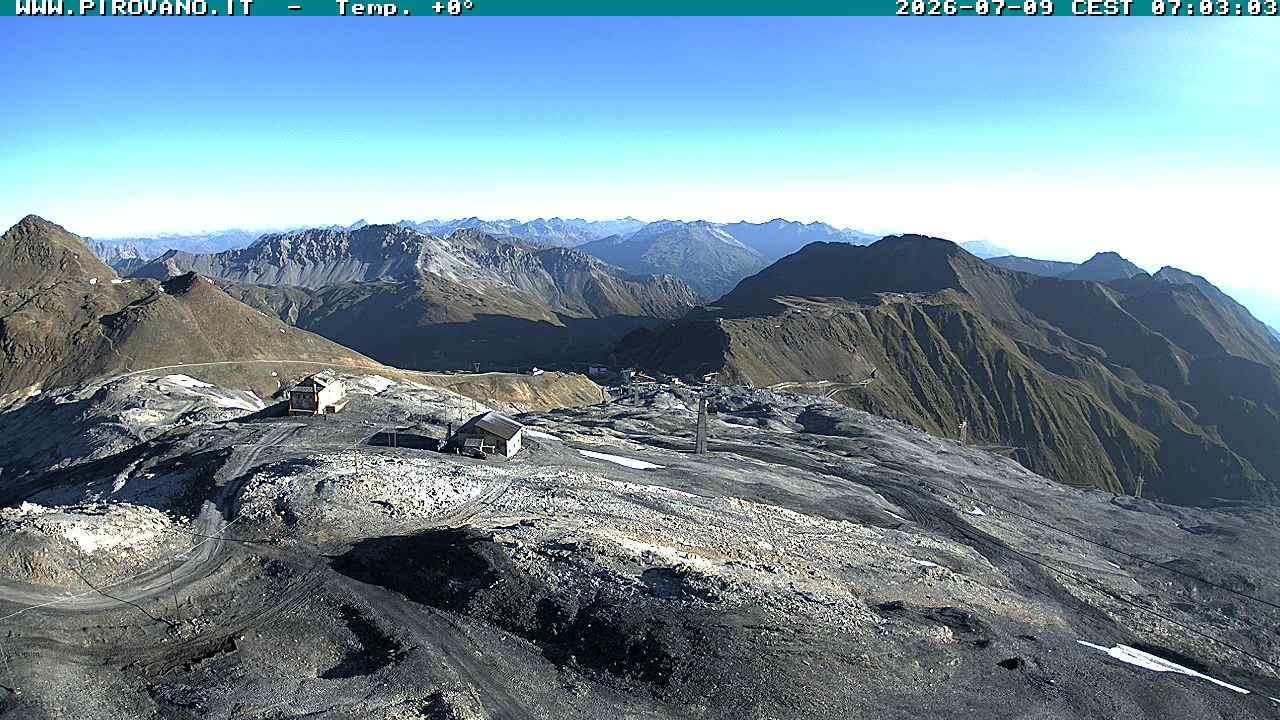 Archiv Foto Webcam Stilfserjoch: Blick Trincerone