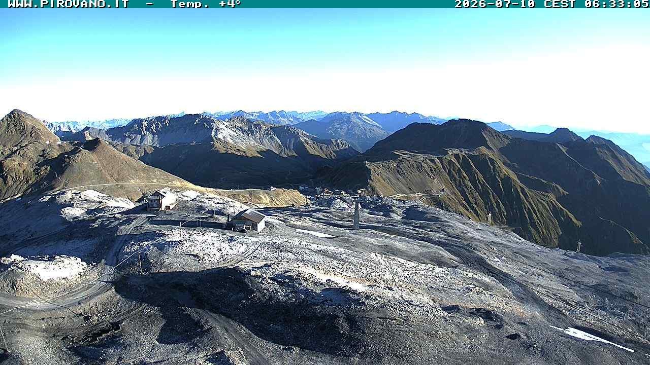 Archiv Foto Webcam Stilfserjoch: Blick Trincerone