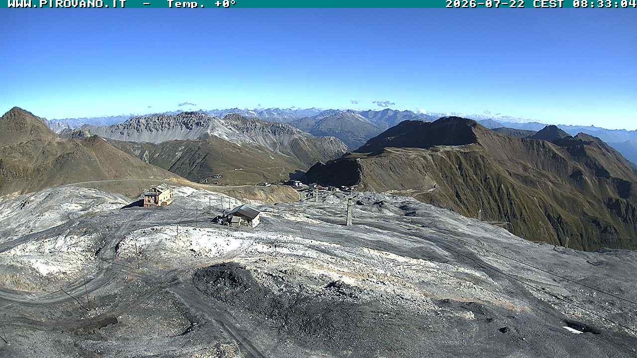 Archiv Foto Webcam Stilfserjoch: Blick Trincerone