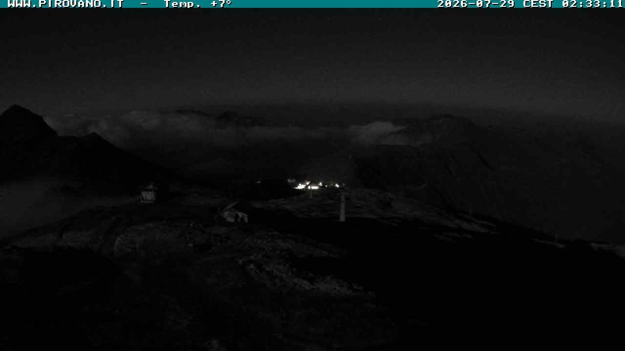Archiv Foto Webcam Stilfserjoch: Blick Trincerone