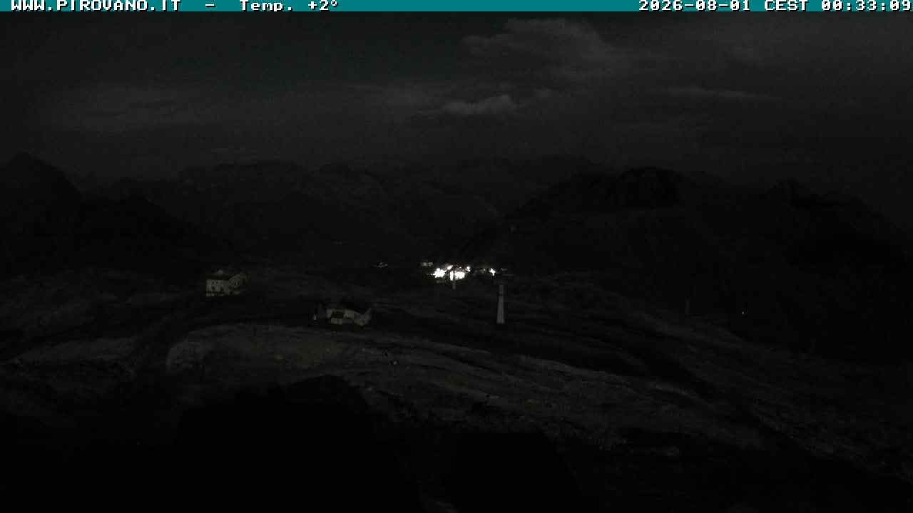 Archiv Foto Webcam Stilfserjoch: Blick Trincerone