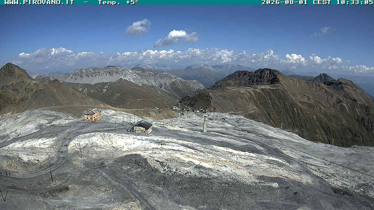 Archiv Foto Webcam Stilfserjoch: Blick Trincerone