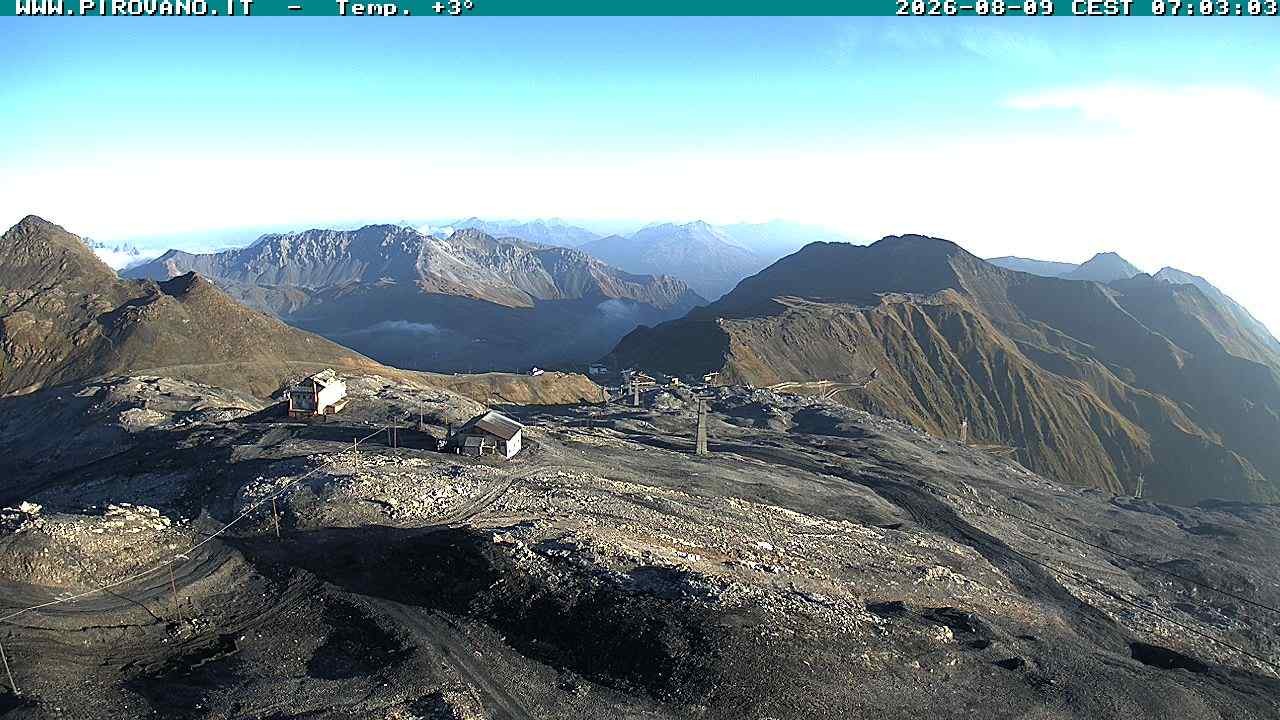 Archived image Webcam Stilfserjoch, Trincerone 2