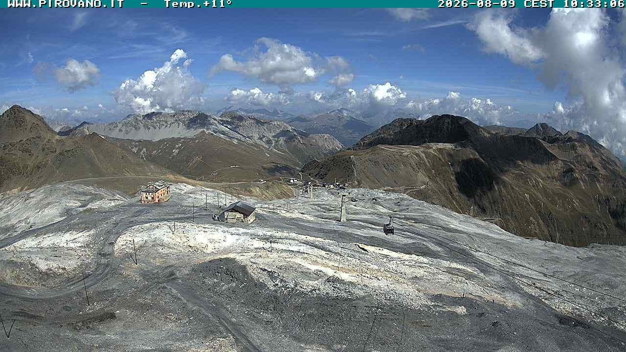Archived image Webcam Stilfserjoch, Trincerone 2