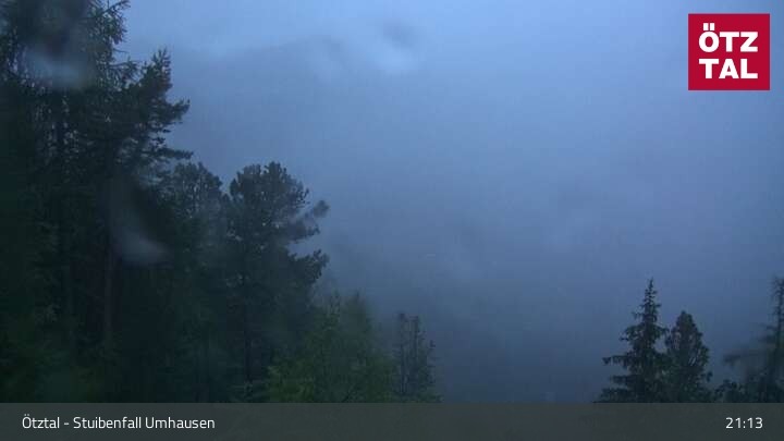 Archiv Foto Webcam Stuibenfall bei Umhausen