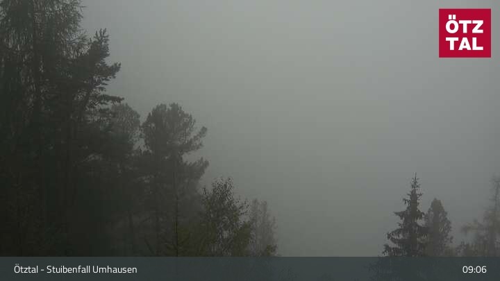 Archiv Foto Webcam Stuibenfall bei Umhausen