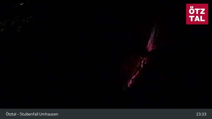 Archiv Foto Webcam Stuibenfall bei Umhausen