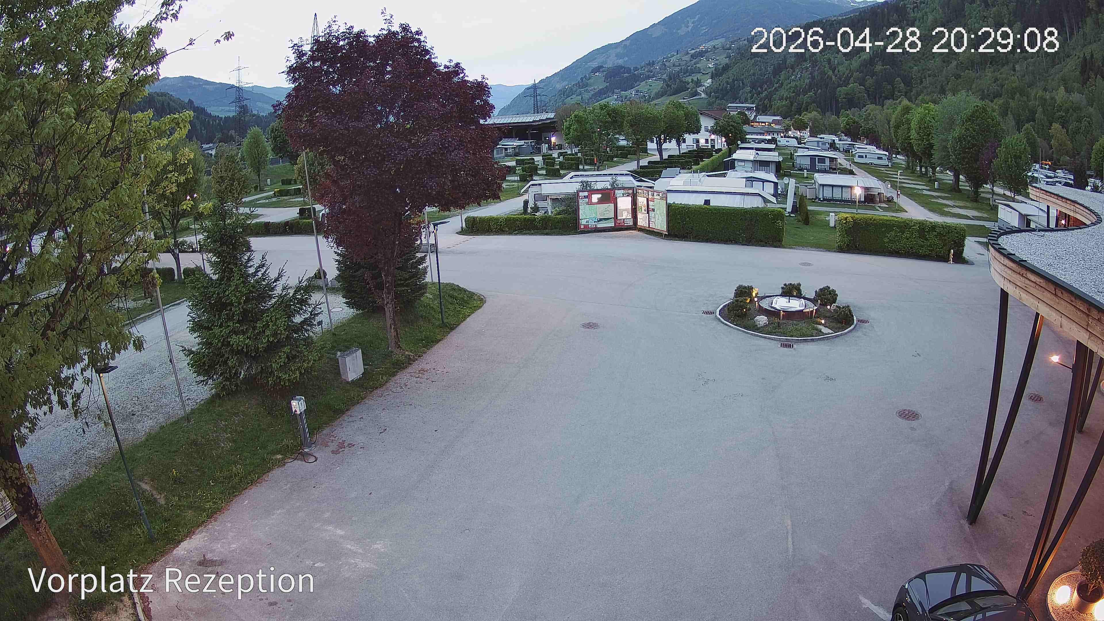 Archived image Webcam Camping site Aufenfeld in Aschau (Tyrol)