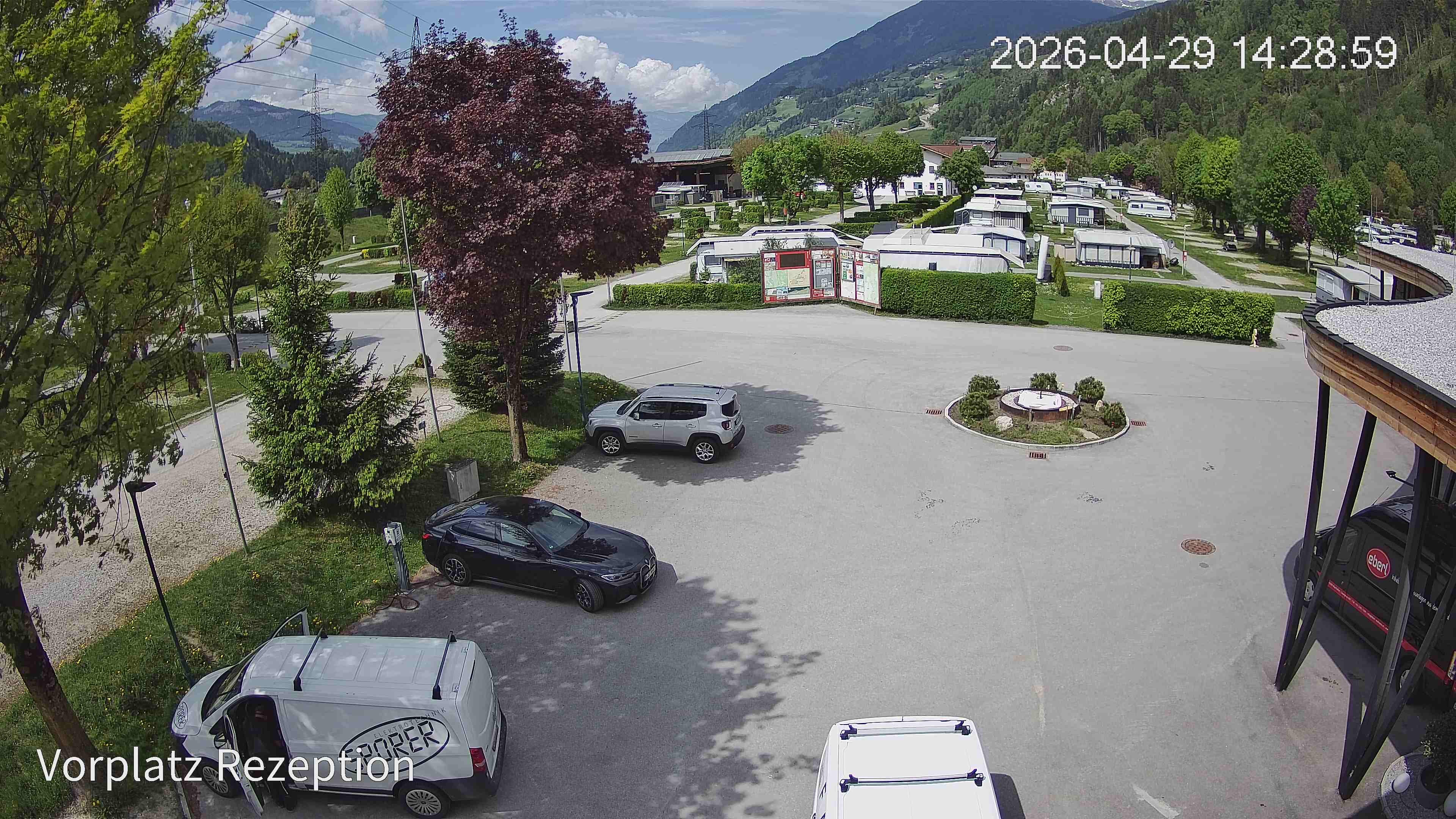 Archived image Webcam Camping site Aufenfeld in Aschau (Tyrol)