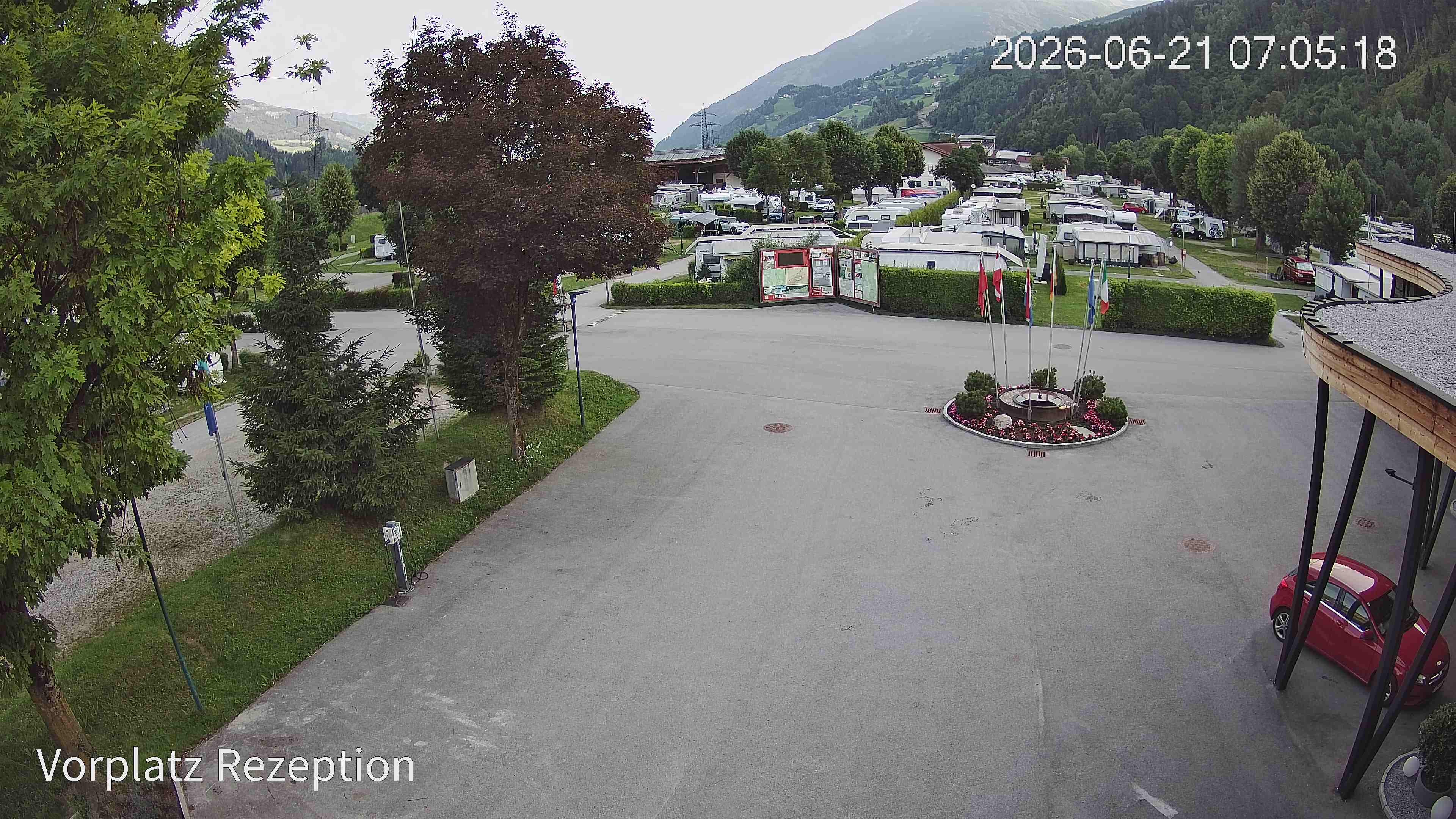 Archived image Webcam Camping site Aufenfeld in Aschau (Tyrol)
