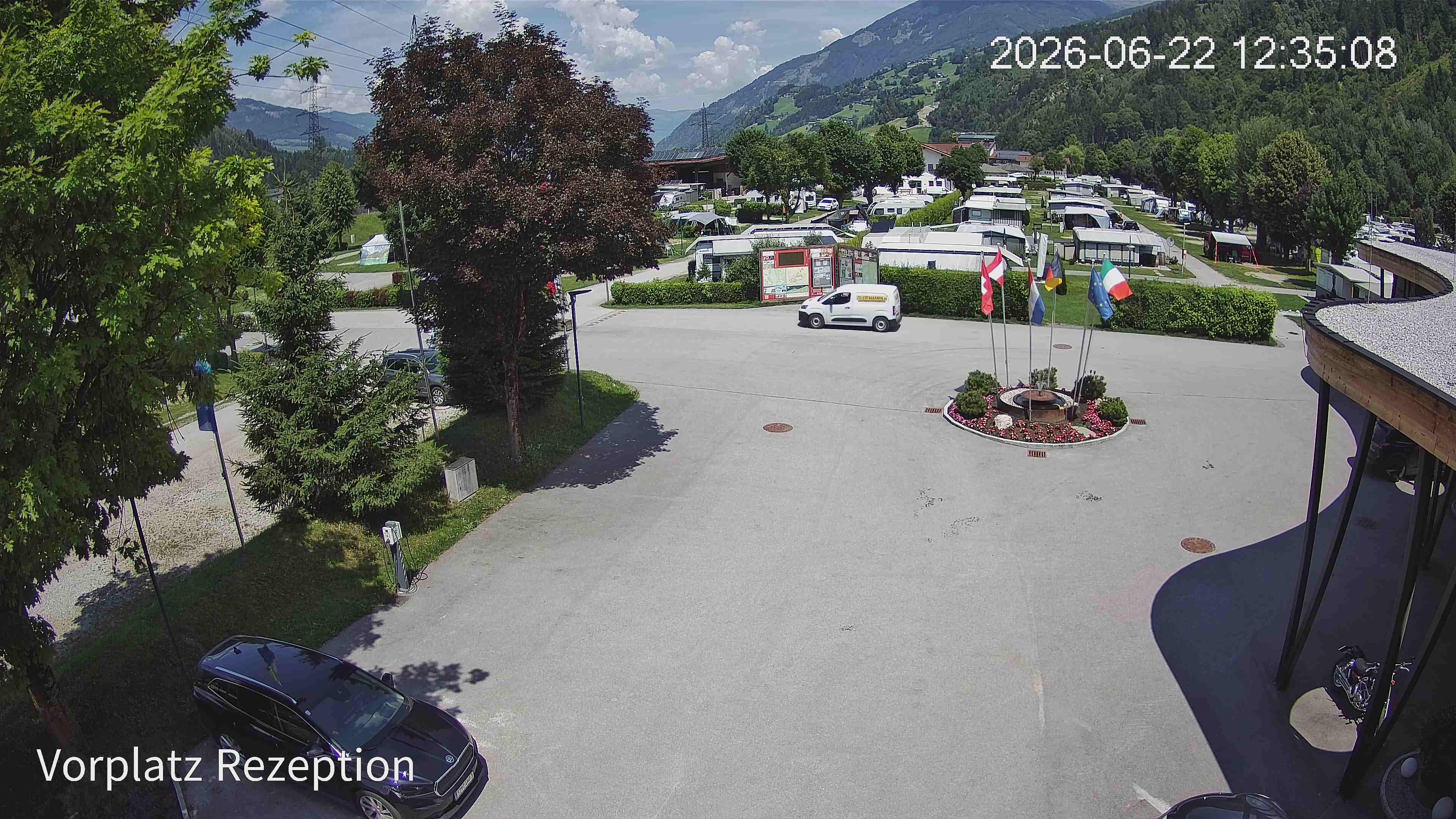 Archived image Webcam Camping site Aufenfeld in Aschau (Tyrol)