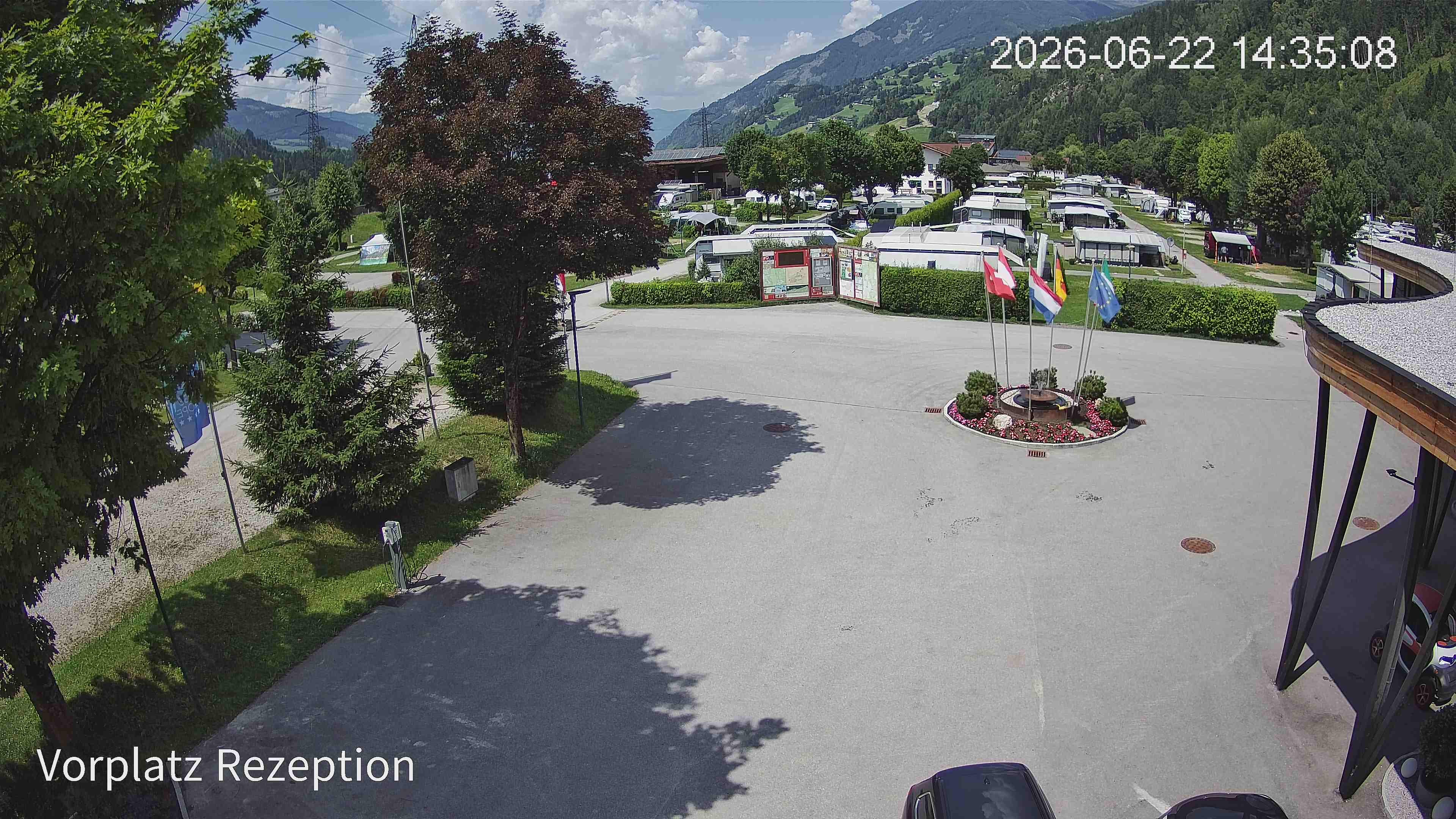 Archived image Webcam Camping site Aufenfeld in Aschau (Tyrol)