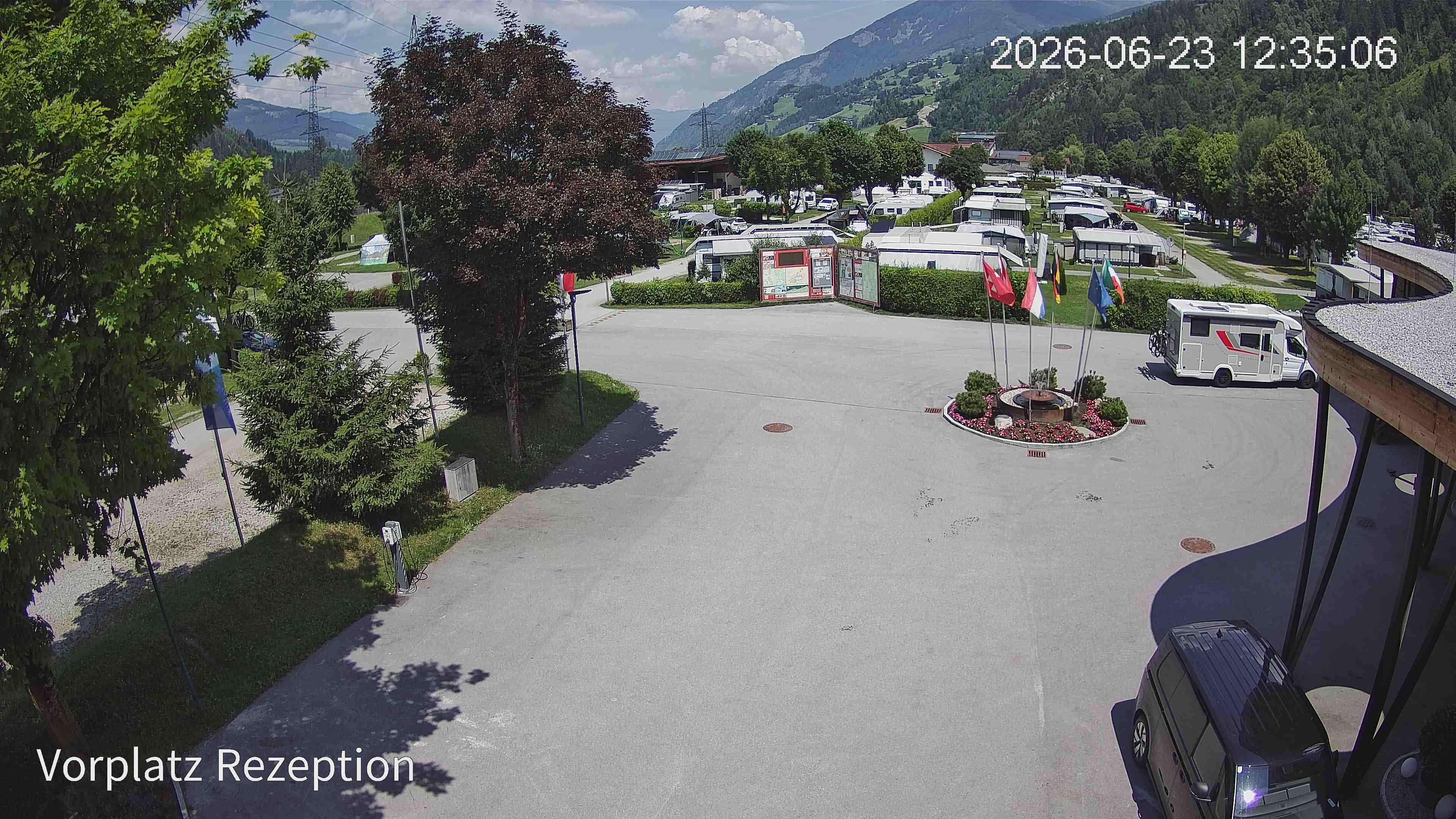 Archived image Webcam Camping site Aufenfeld in Aschau (Tyrol)