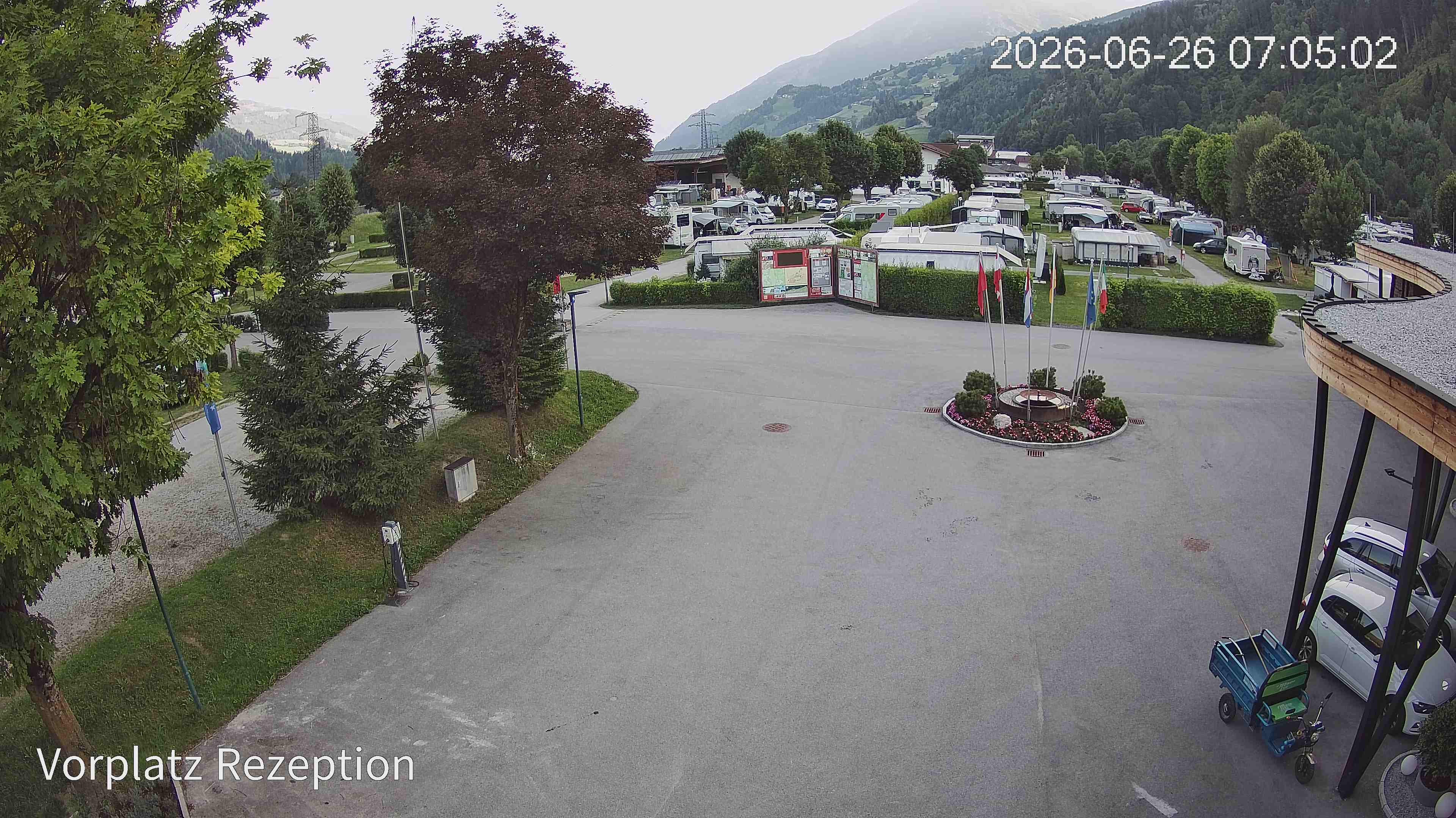 Archived image Webcam Camping site Aufenfeld in Aschau (Tyrol)