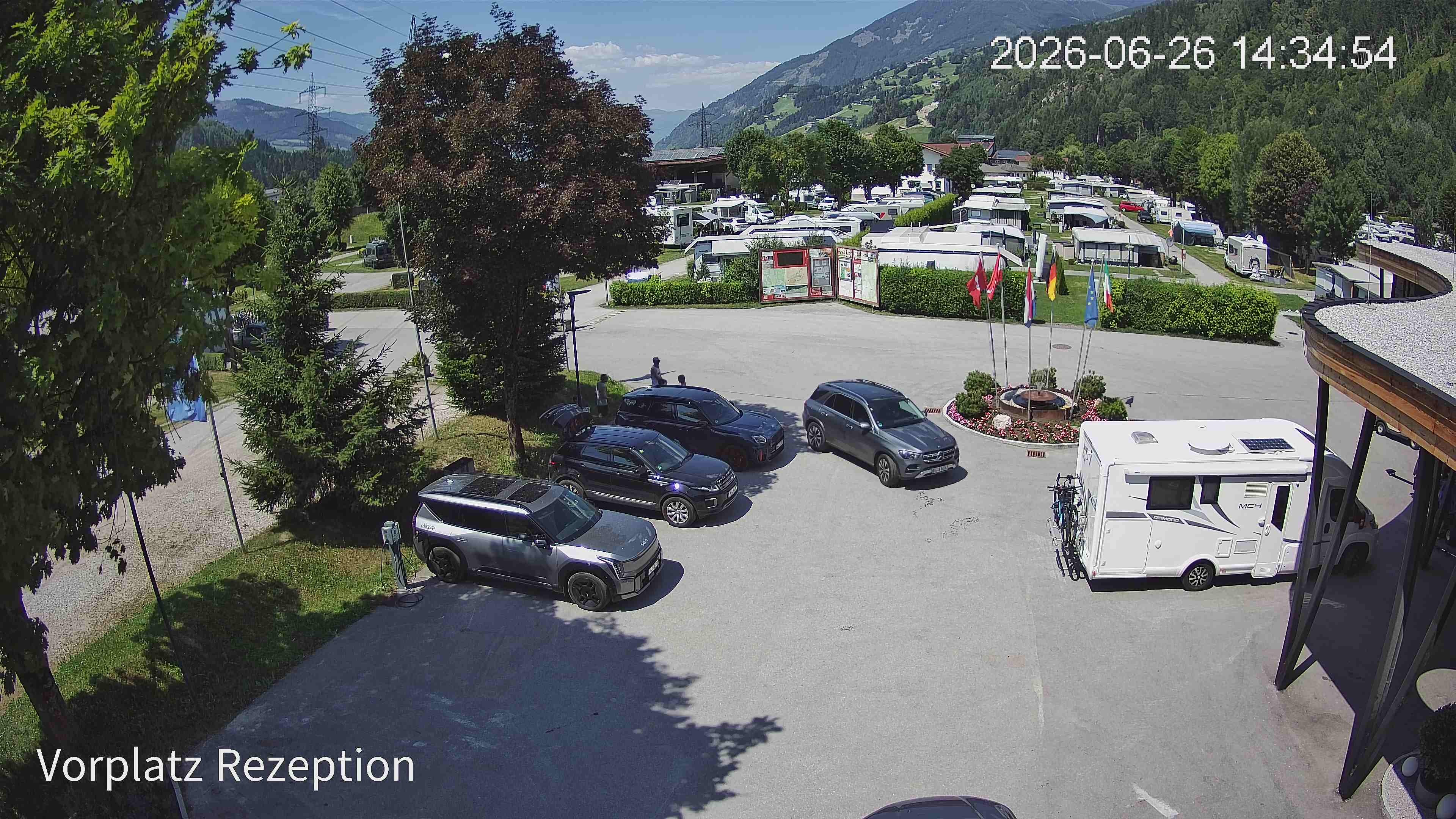 Archived image Webcam Camping site Aufenfeld in Aschau (Tyrol)