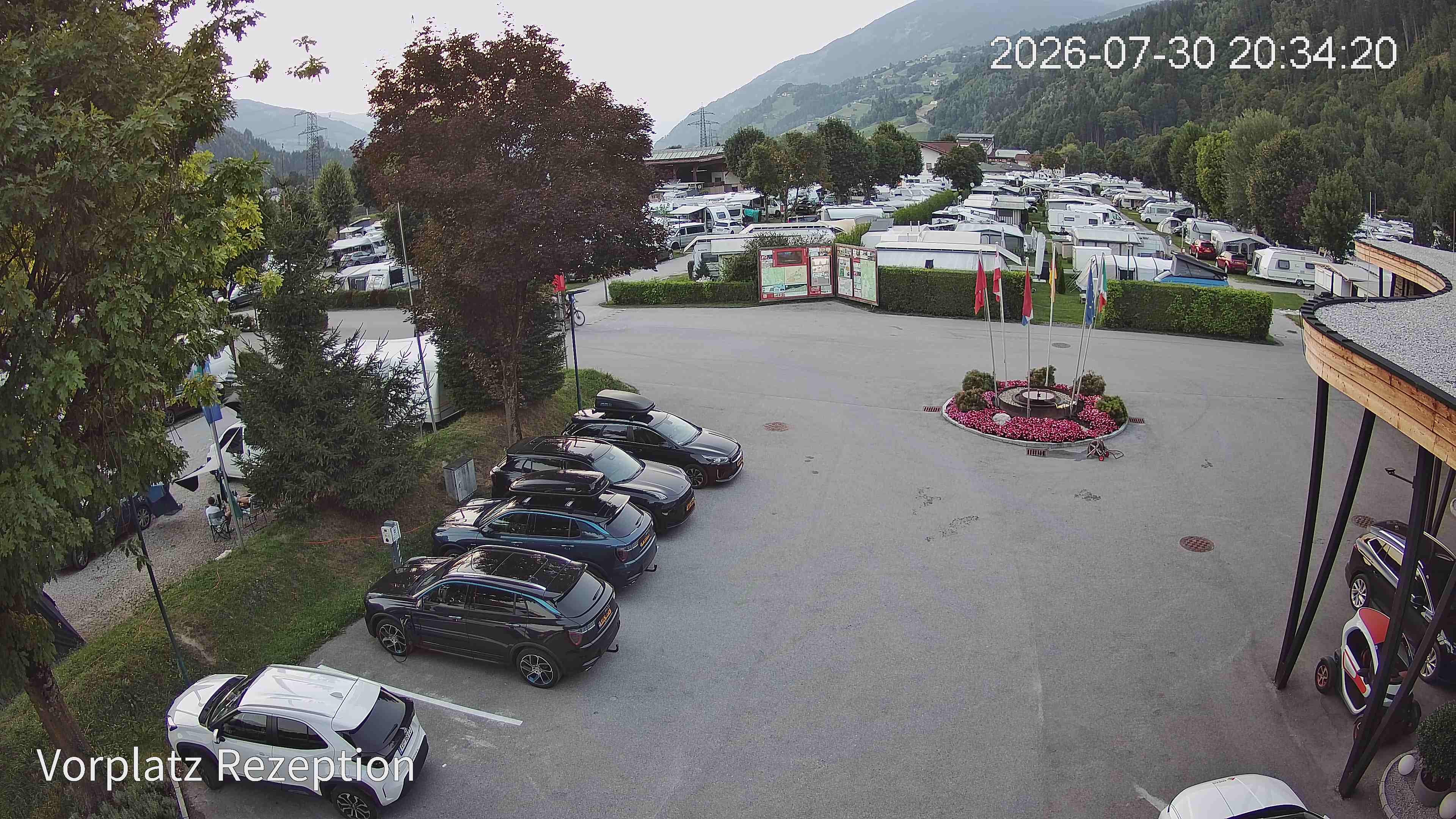 Archived image Webcam Camping site Aufenfeld in Aschau (Tyrol)