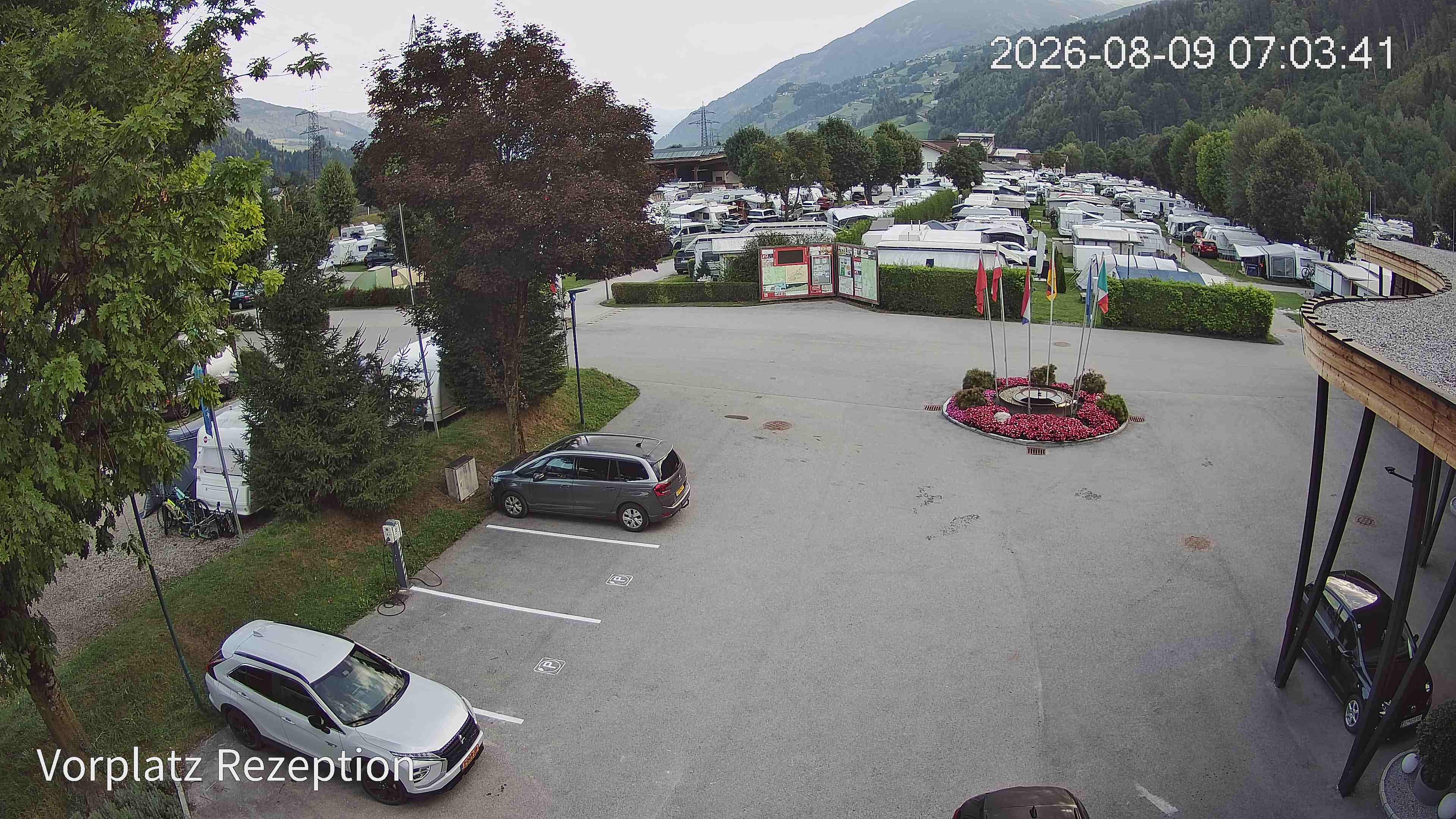 Archived image Webcam Camping site Aufenfeld in Aschau (Tyrol)