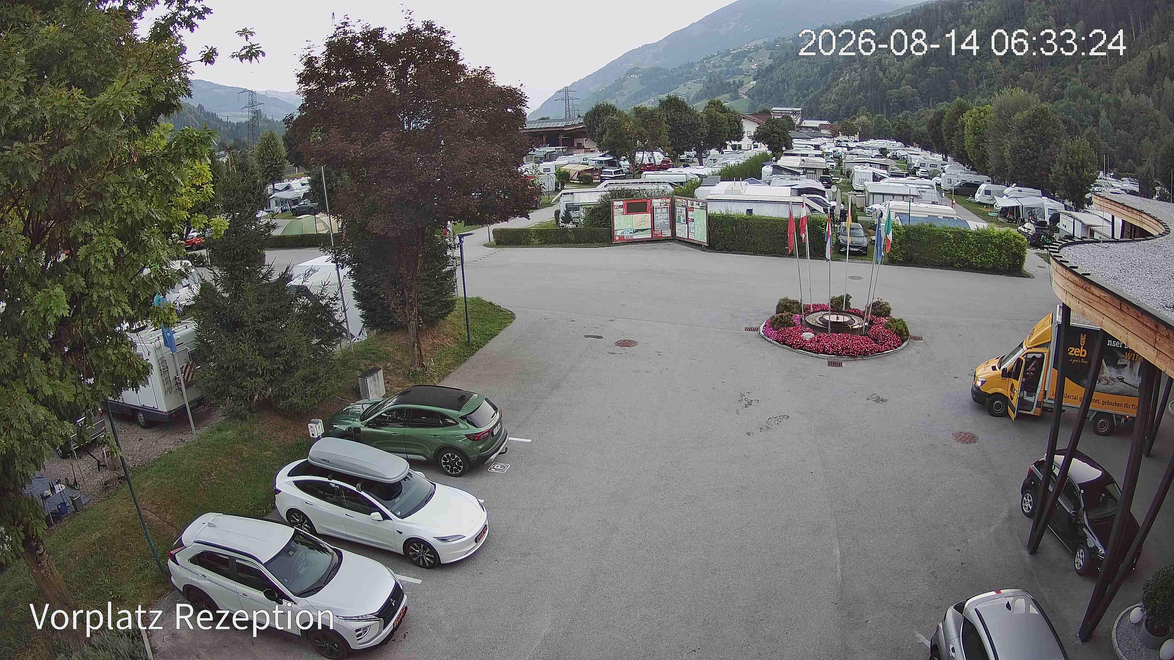 Archived image Webcam Camping site Aufenfeld in Aschau (Tyrol)