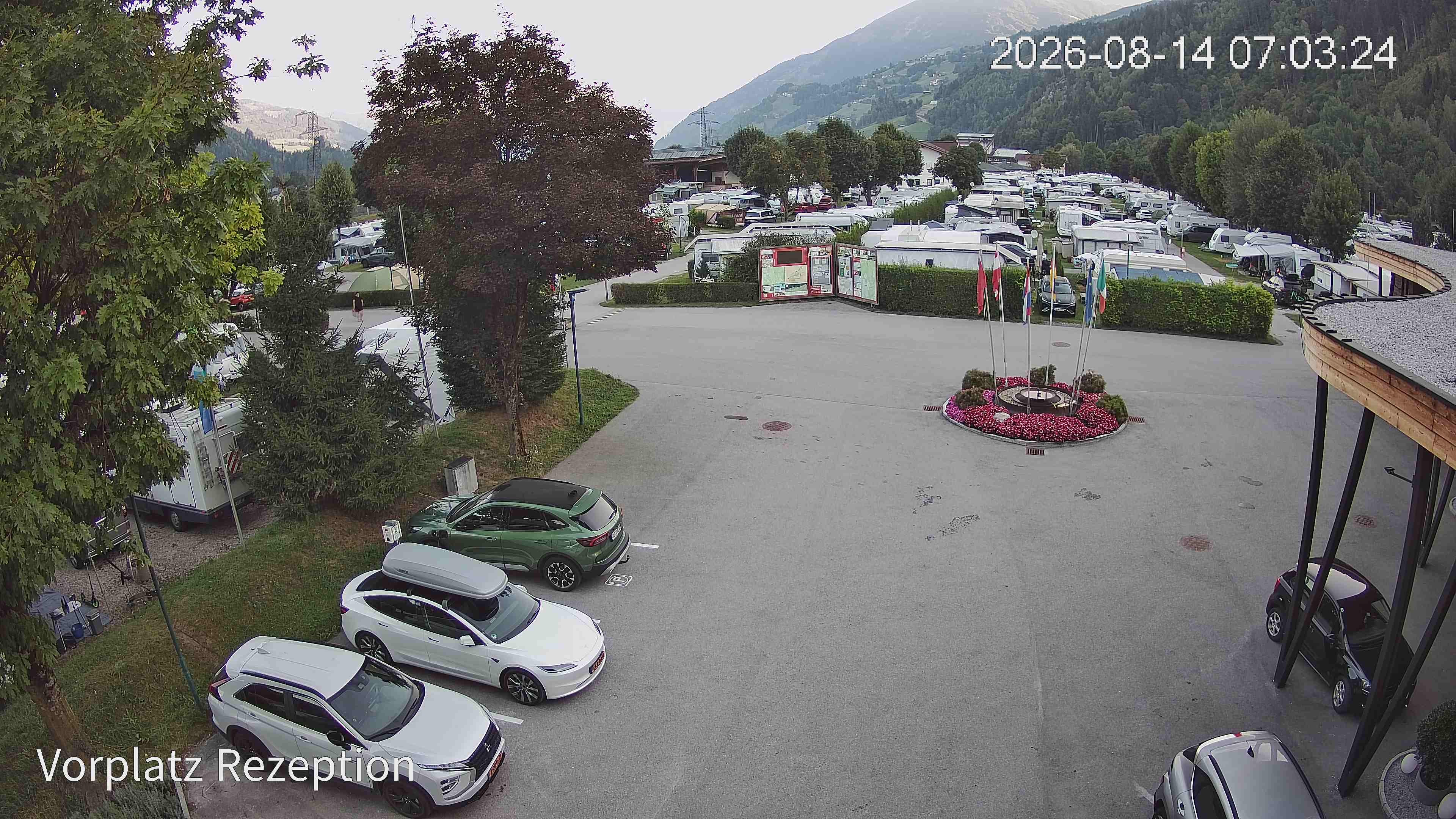 Archived image Webcam Camping site Aufenfeld in Aschau (Tyrol)