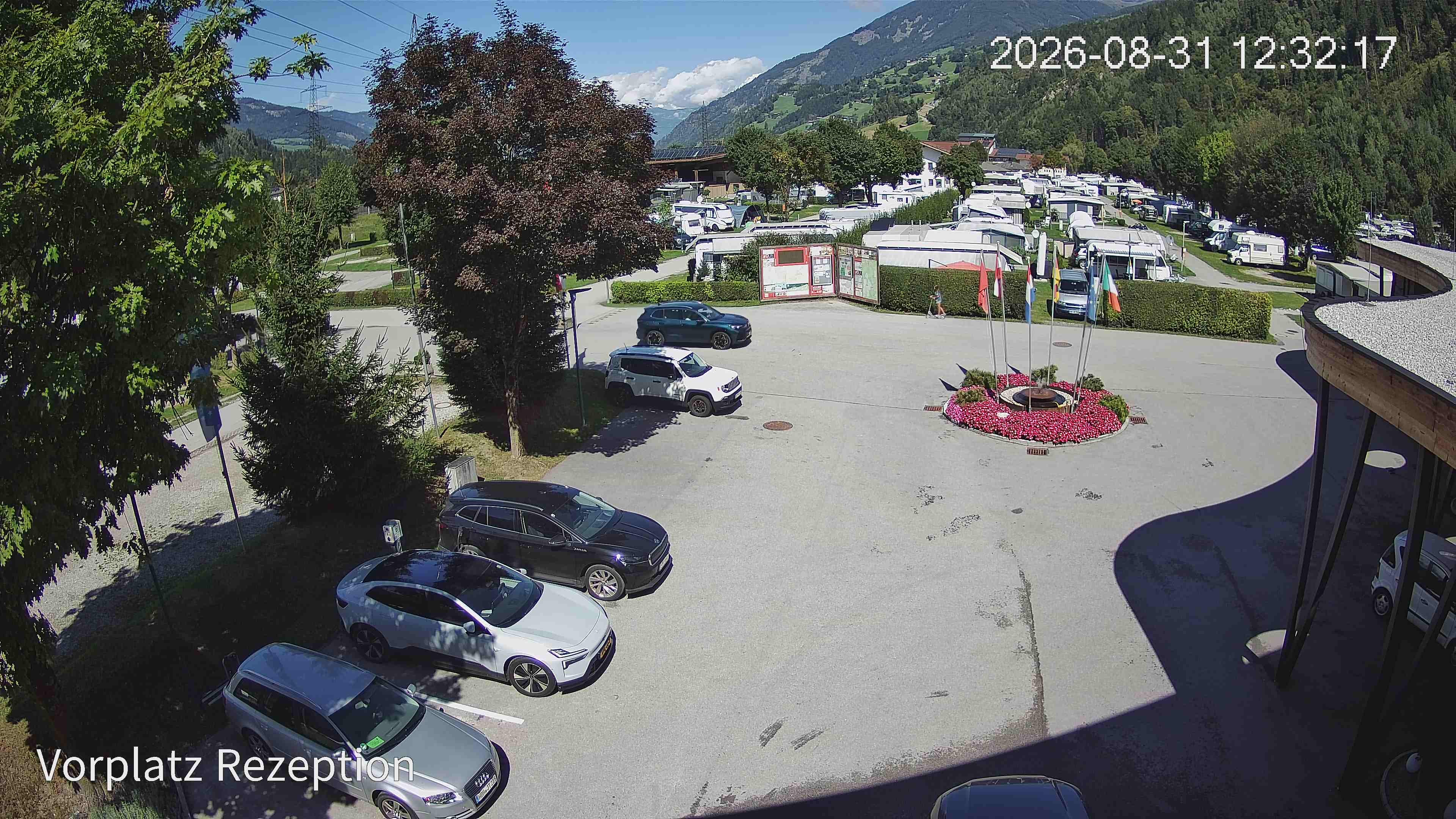 Archived image Webcam Camping site Aufenfeld in Aschau (Tyrol)