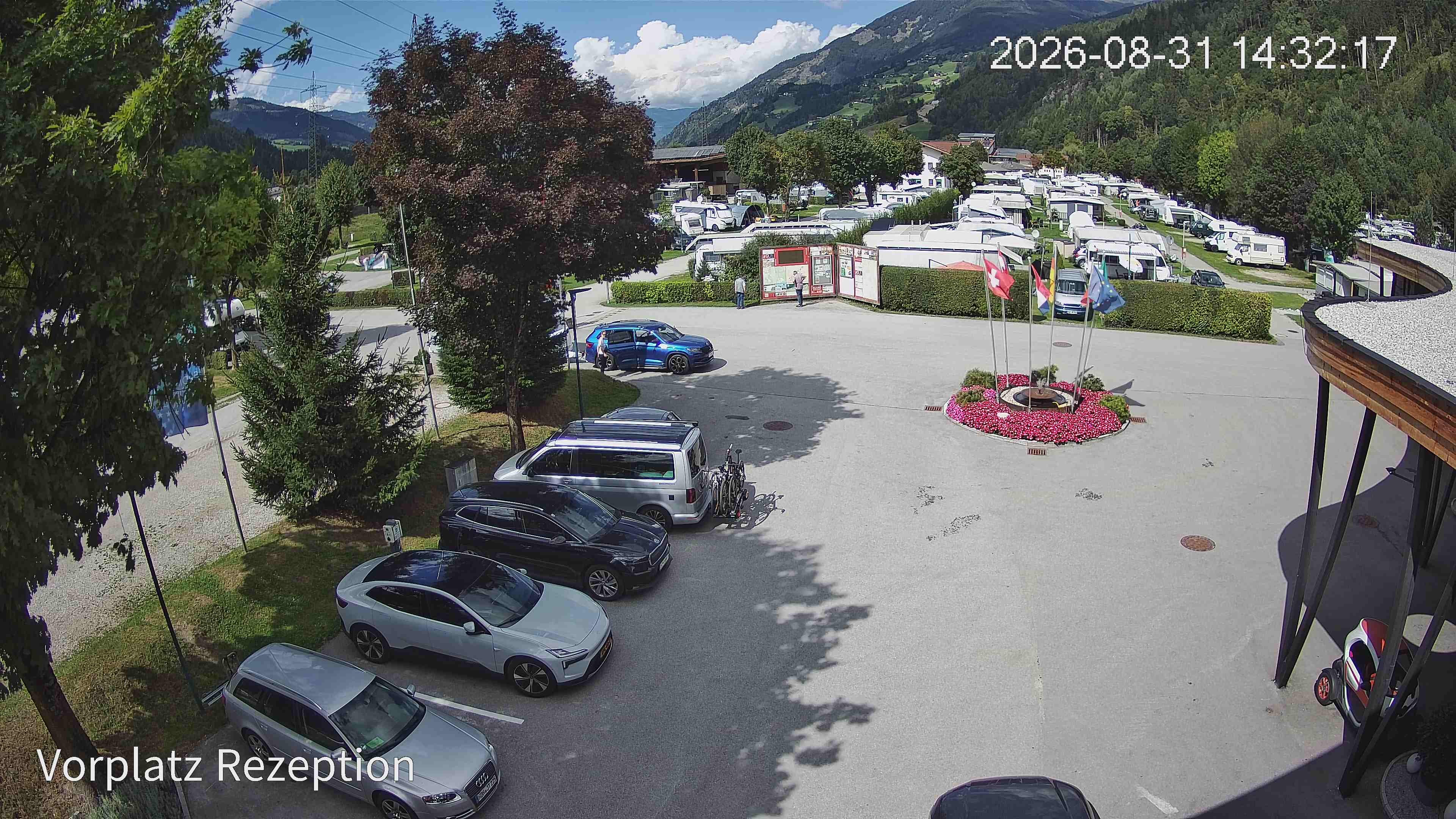 Archived image Webcam Camping site Aufenfeld in Aschau (Tyrol)
