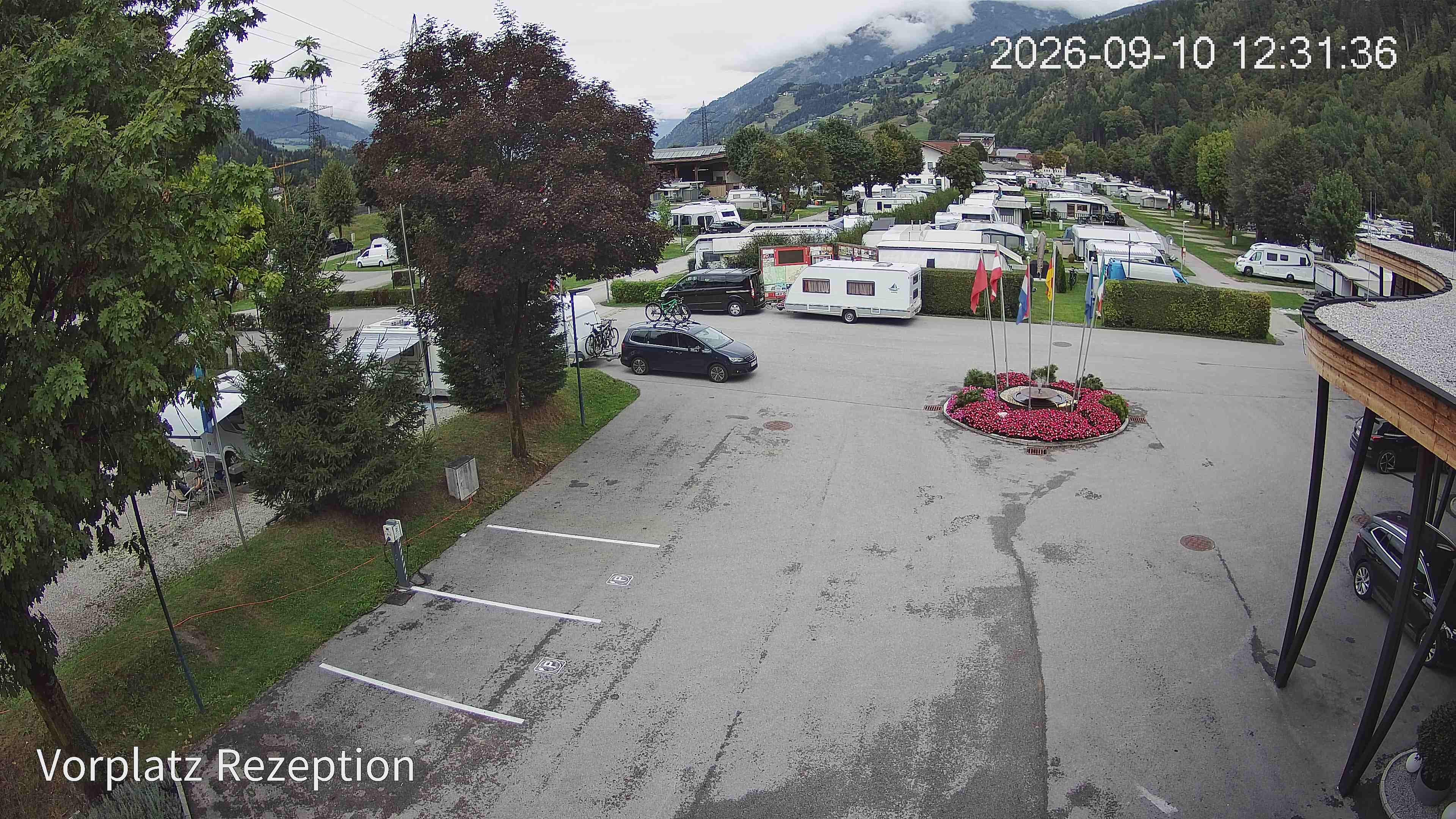 Archived image Webcam Camping site Aufenfeld in Aschau (Tyrol)
