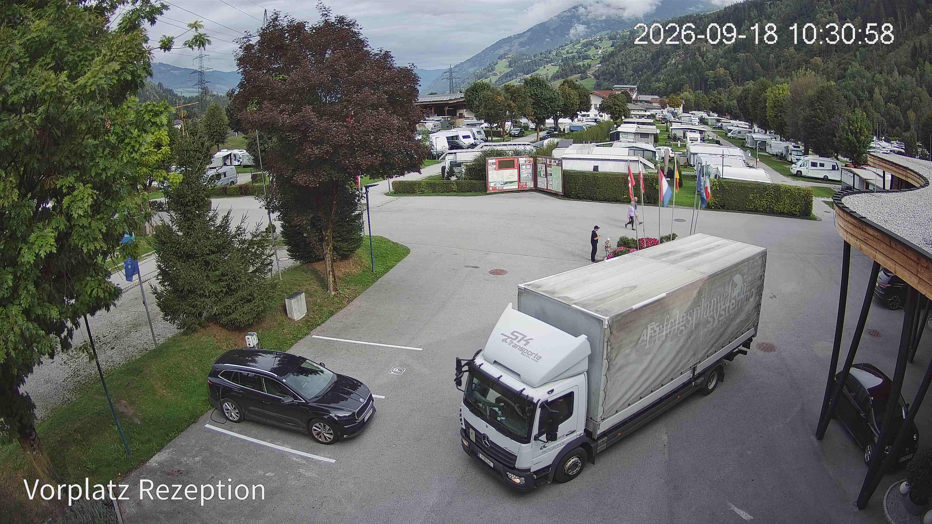 Archived image Webcam Camping site Aufenfeld in Aschau (Tyrol)