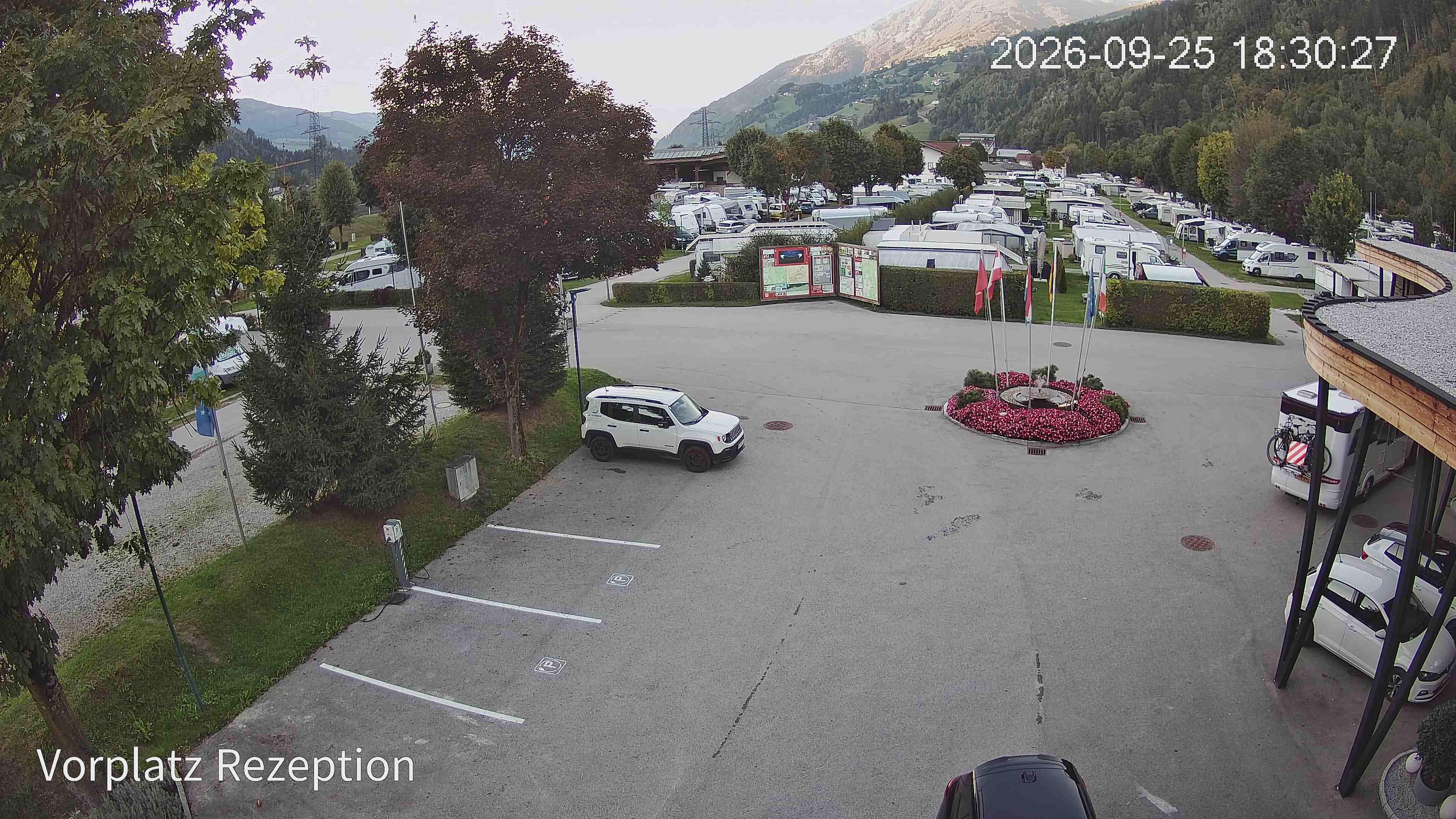 Archived image Webcam Camping site Aufenfeld in Aschau (Tyrol)
