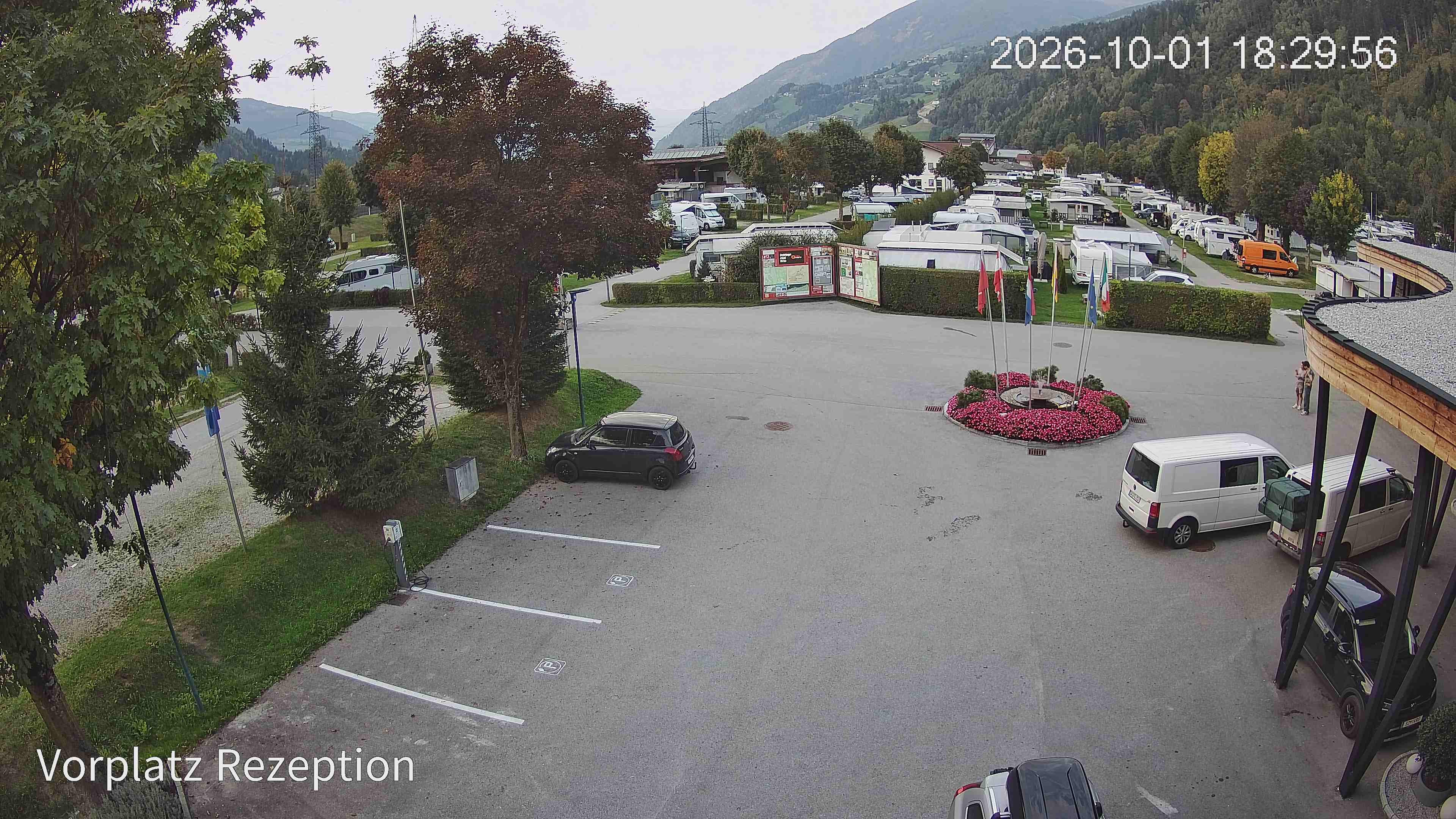 Archived image Webcam Camping site Aufenfeld in Aschau (Tyrol)