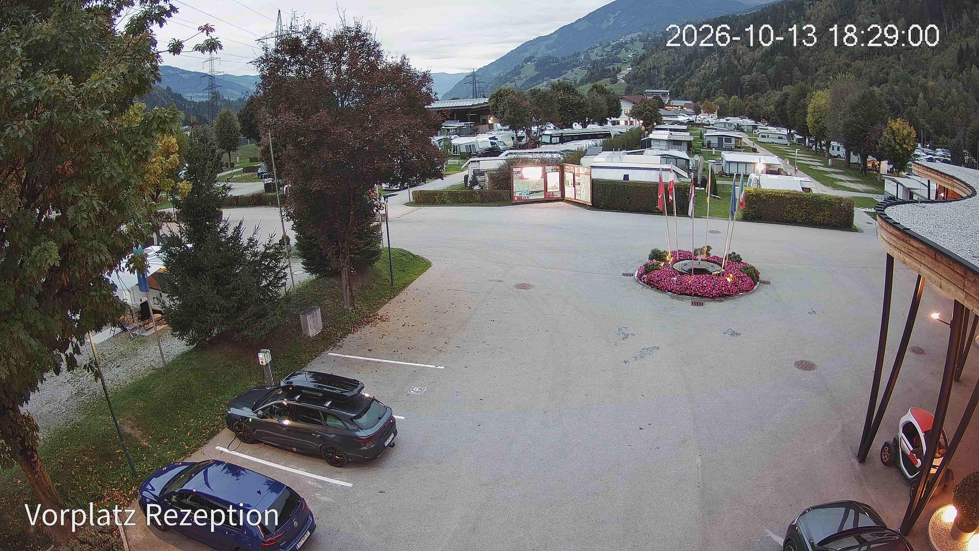 Archived image Webcam Camping site Aufenfeld in Aschau (Tyrol)