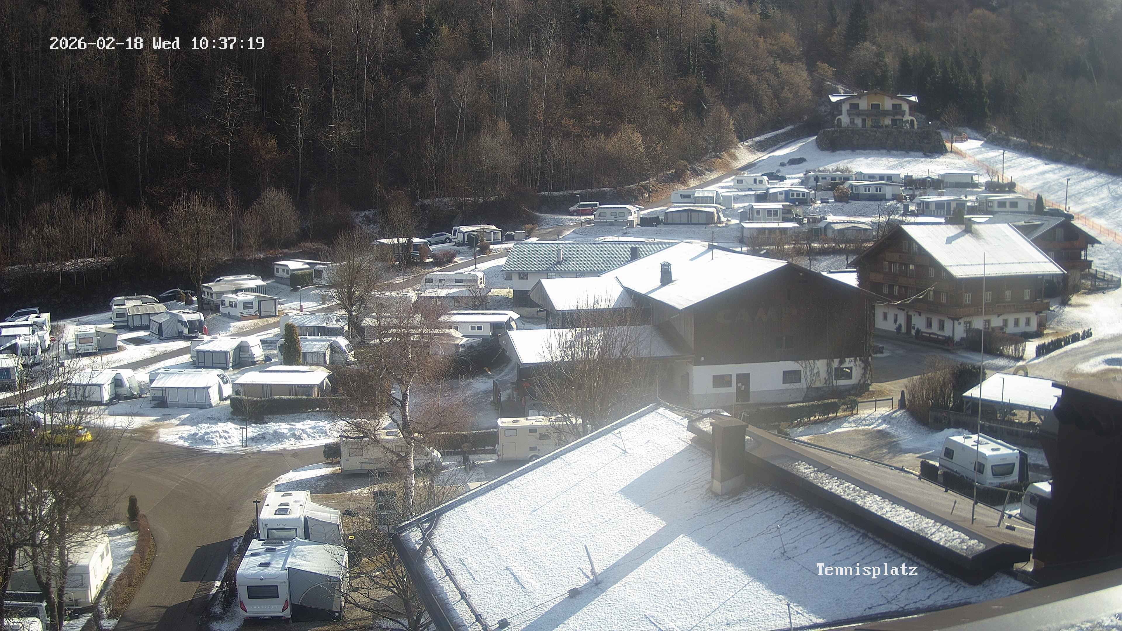 Archived image Webcam Camping Aufenfeld - View Wiesenhof