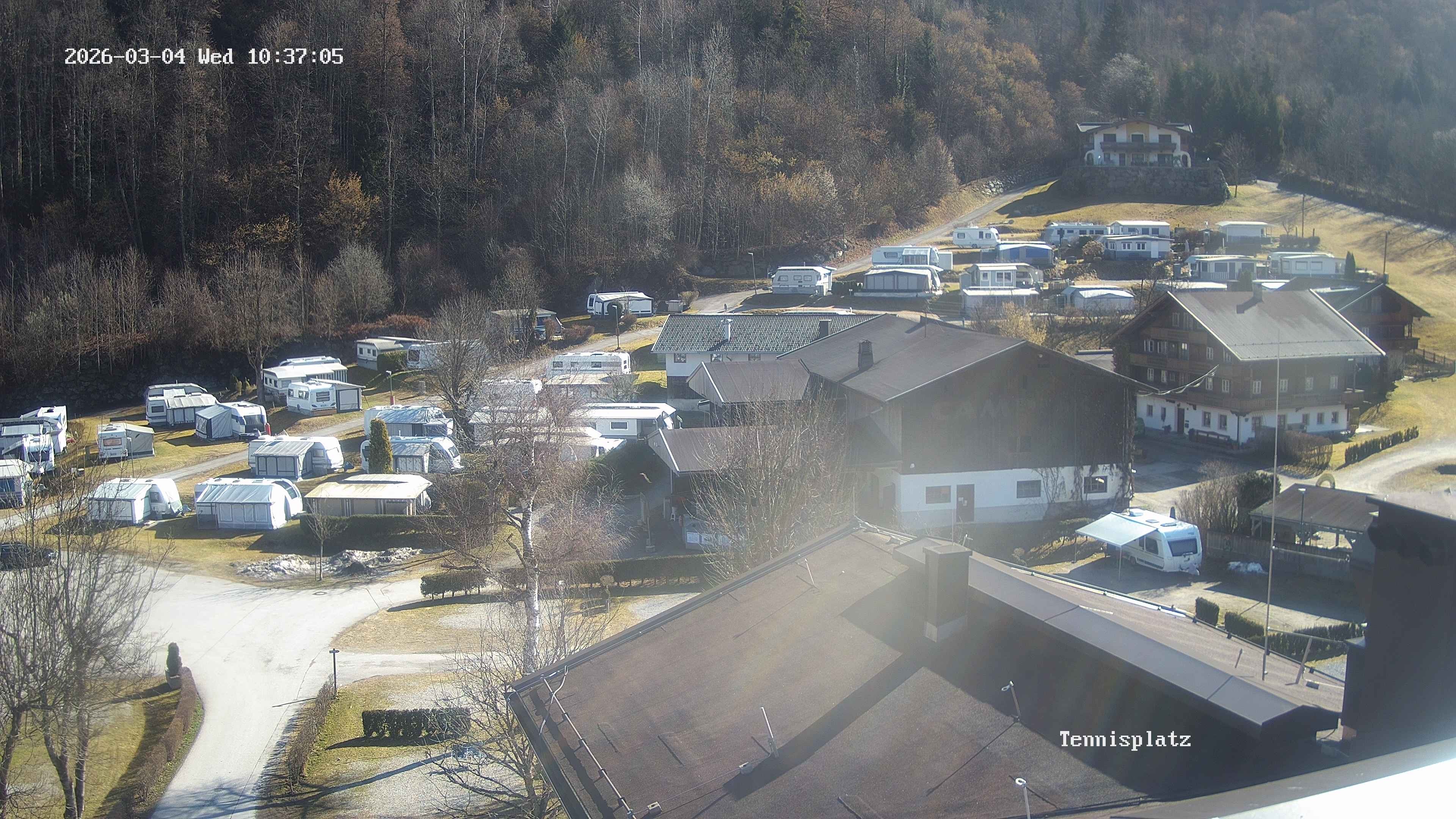 Archived image Webcam Camping Aufenfeld - View Wiesenhof