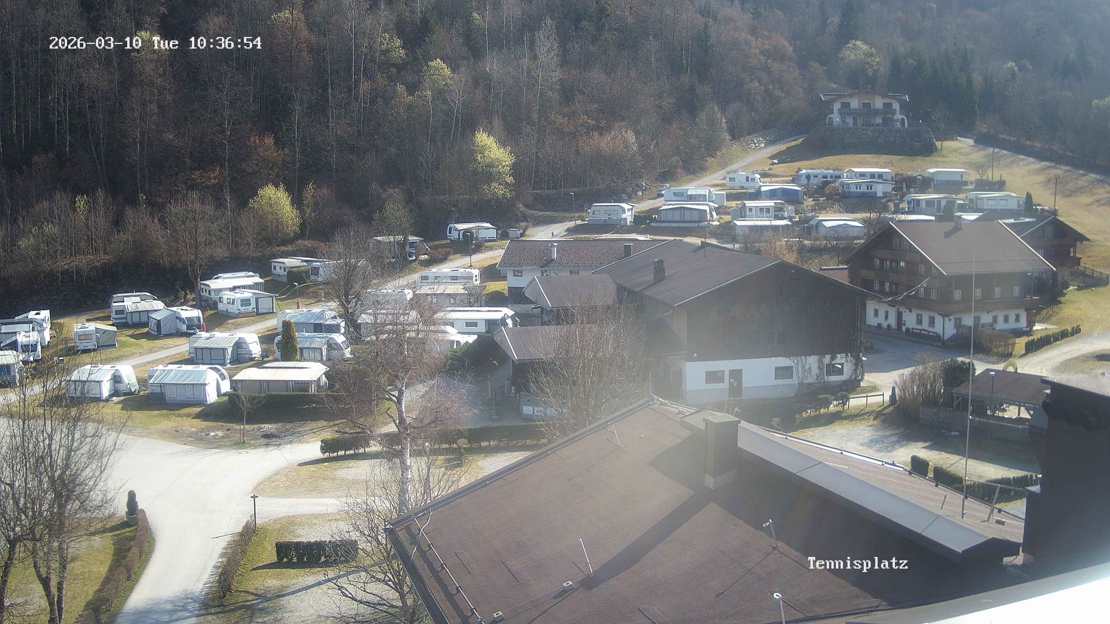 Archived image Webcam Camping Aufenfeld - View Wiesenhof