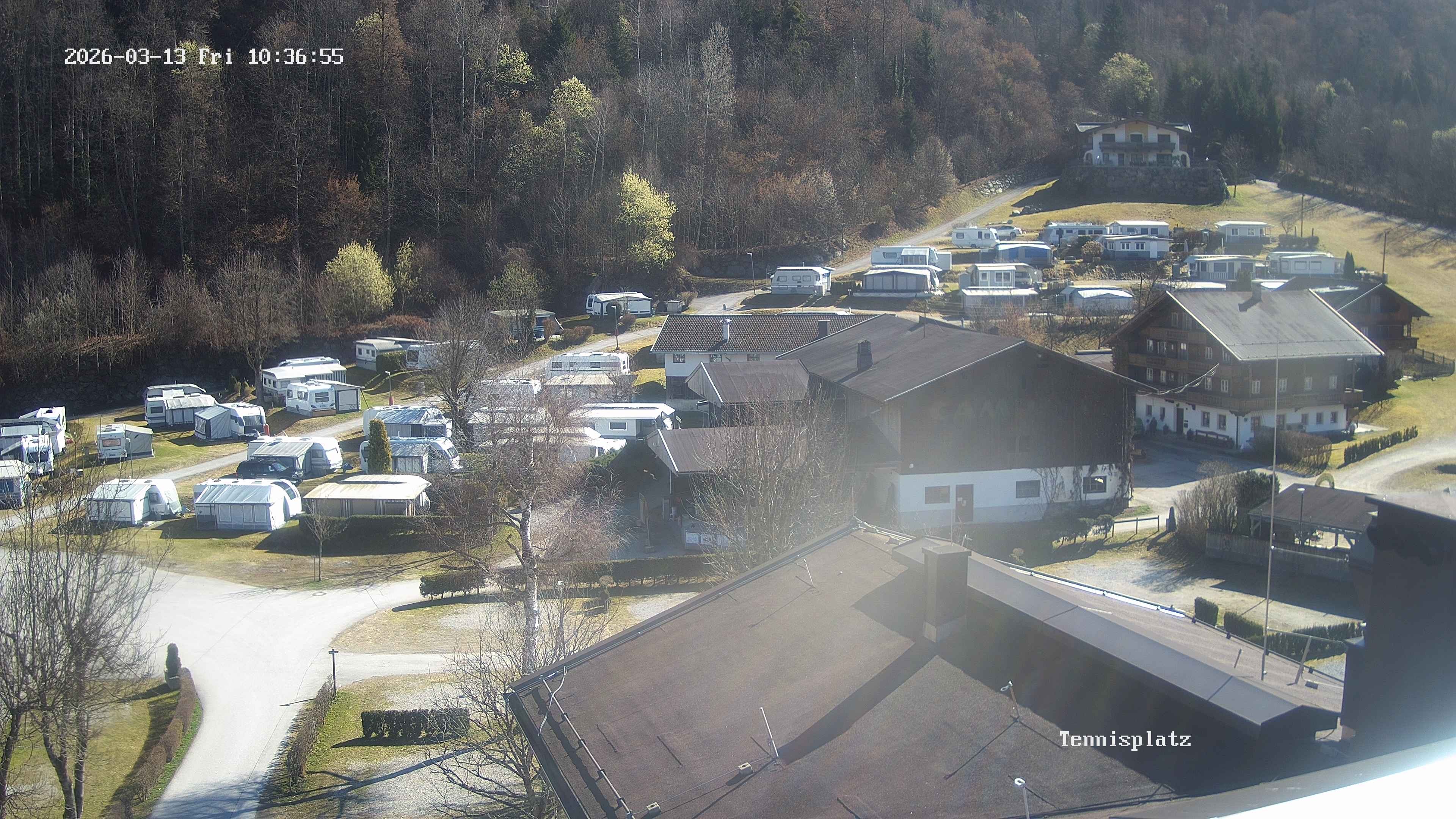 Archived image Webcam Camping Aufenfeld - View Wiesenhof