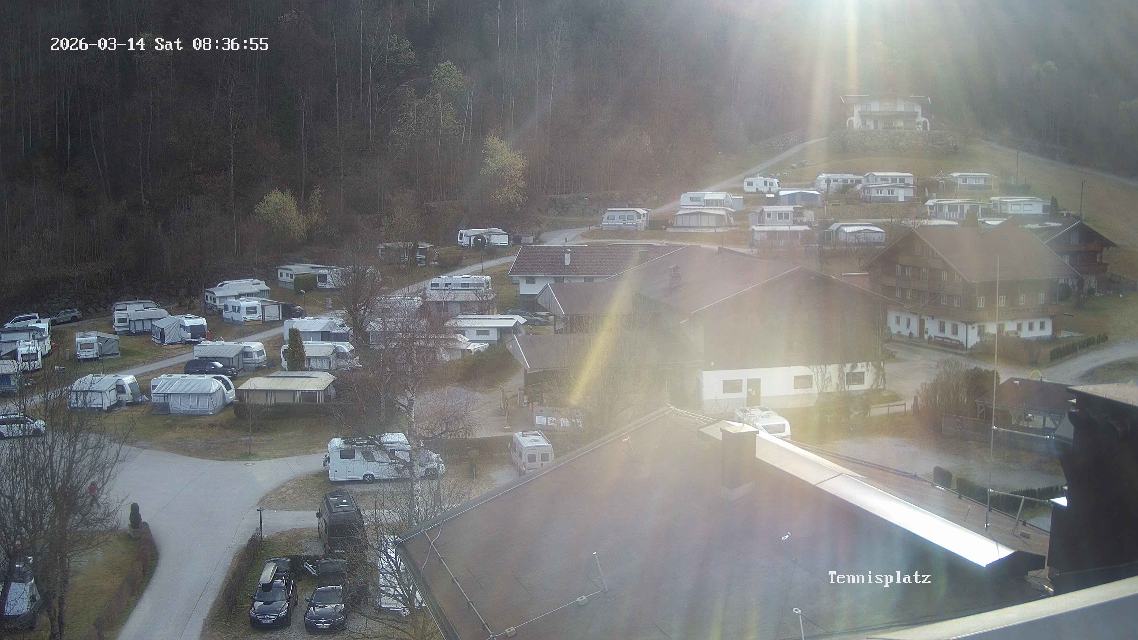 Archived image Webcam Camping Aufenfeld - View Wiesenhof