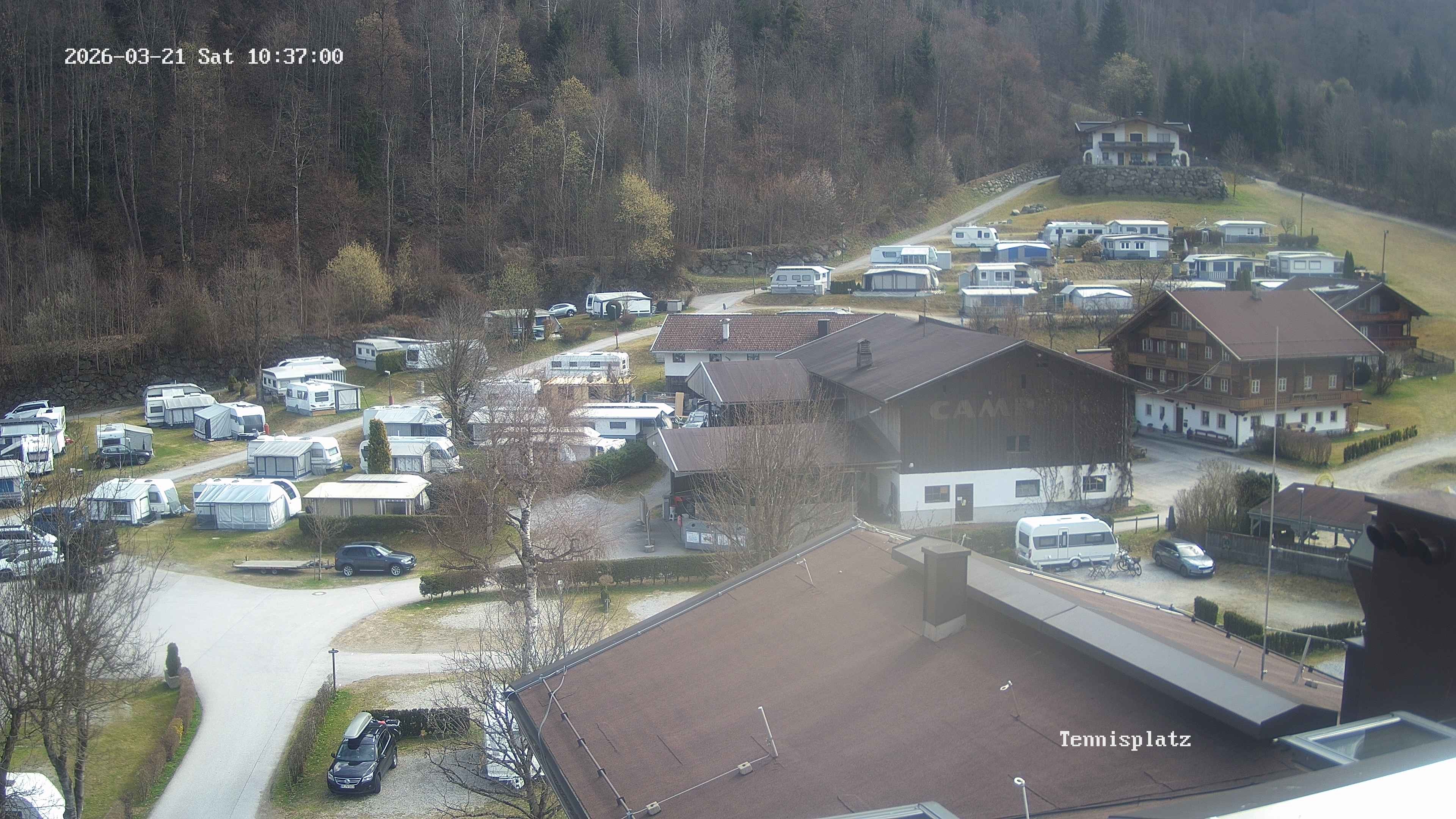 Archived image Webcam Camping Aufenfeld - View Wiesenhof