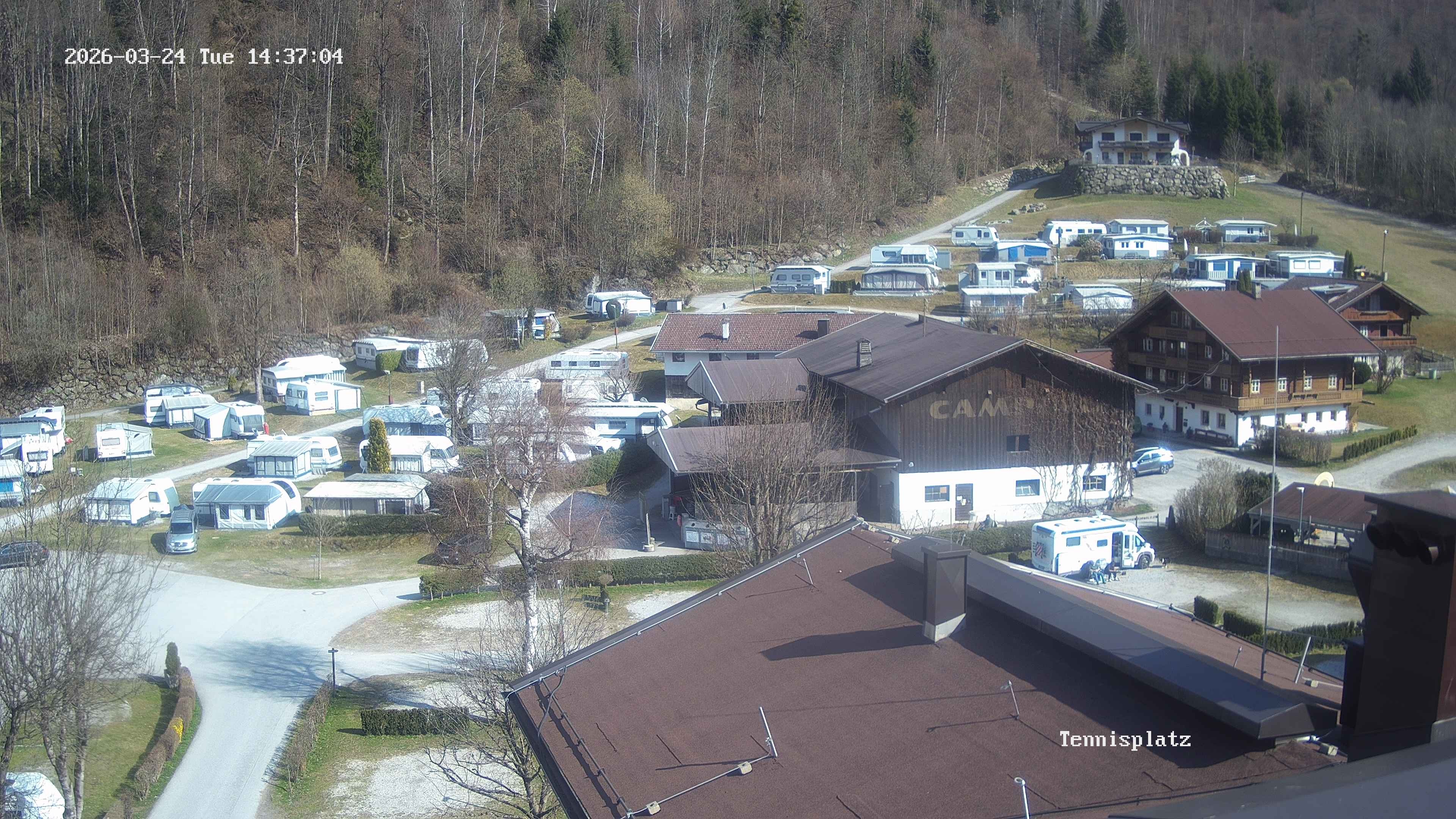 Archiv Foto Webcam Camping Aufenfeld - Appartements