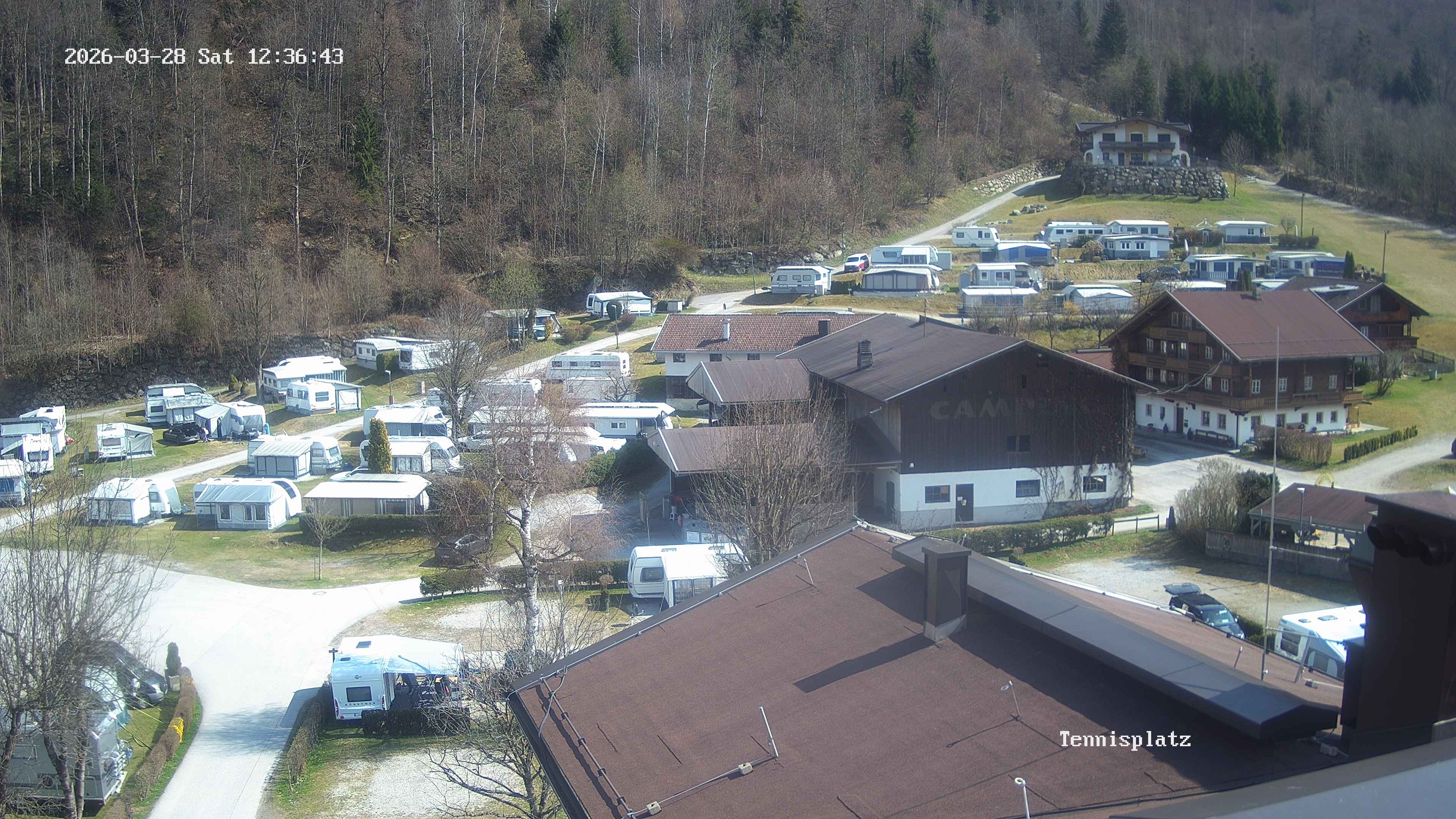 Archived image Webcam Camping Aufenfeld - View Wiesenhof