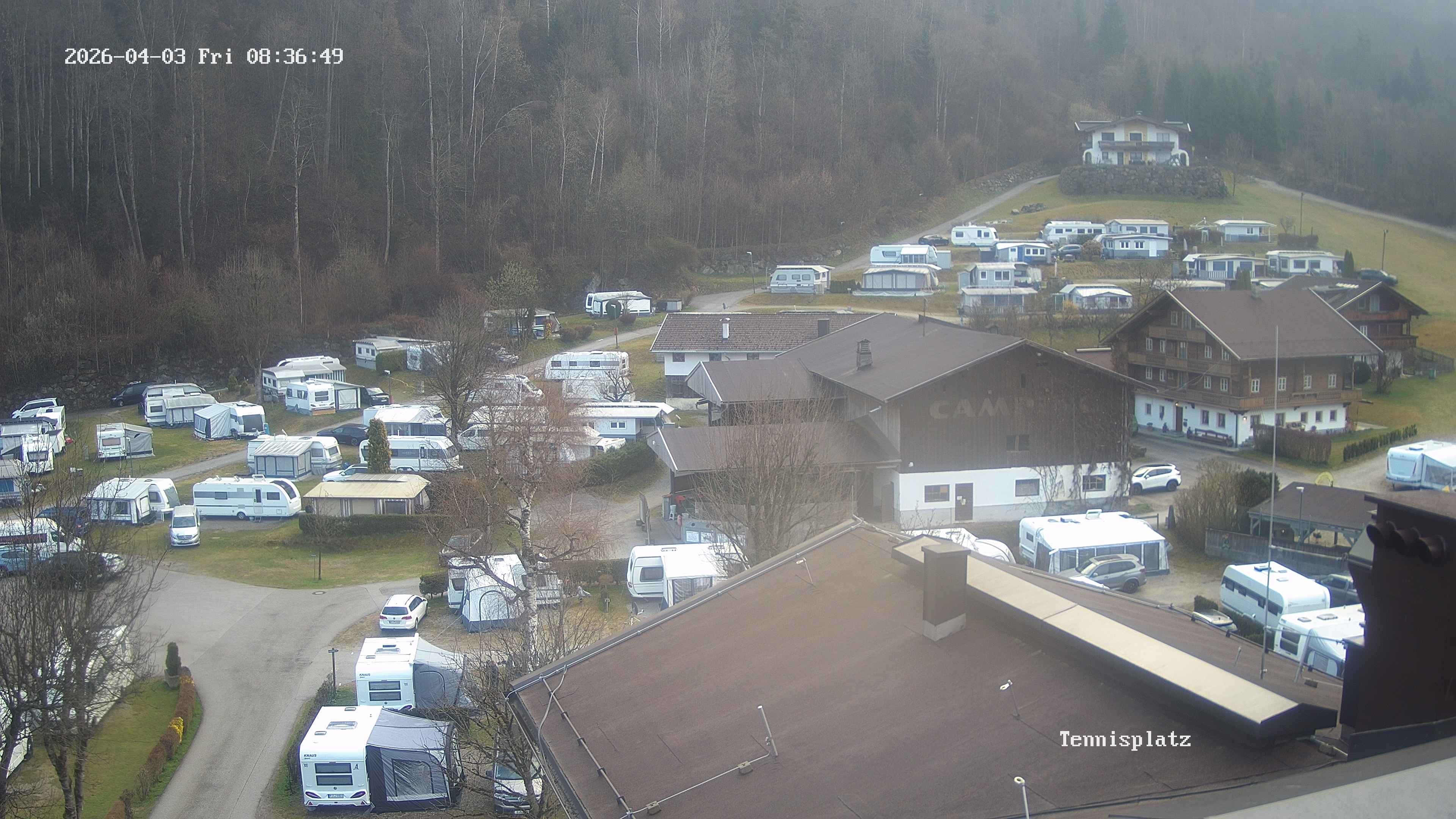 Archived image Webcam Camping Aufenfeld - View Wiesenhof