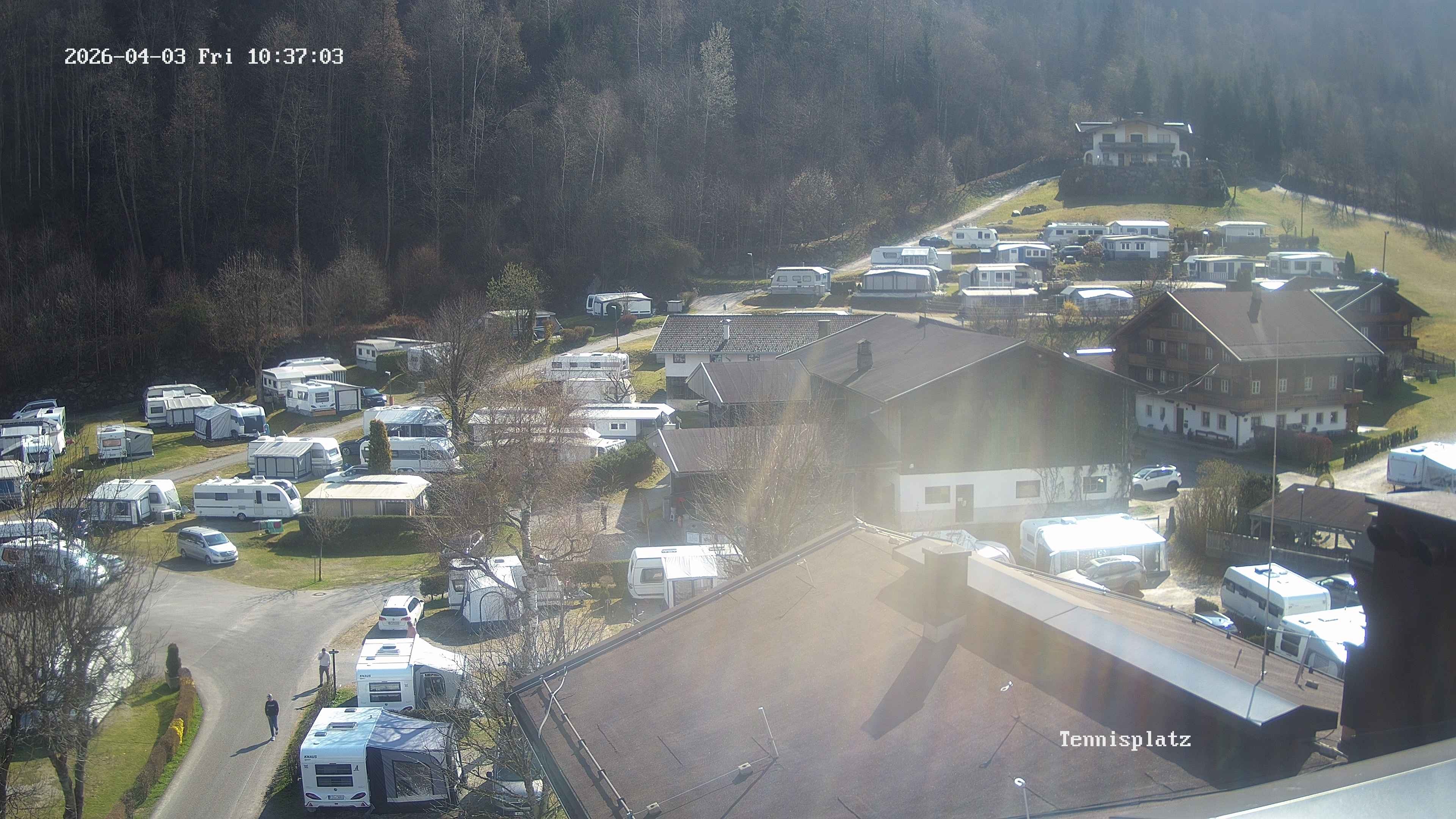 Archived image Webcam Camping Aufenfeld - View Wiesenhof